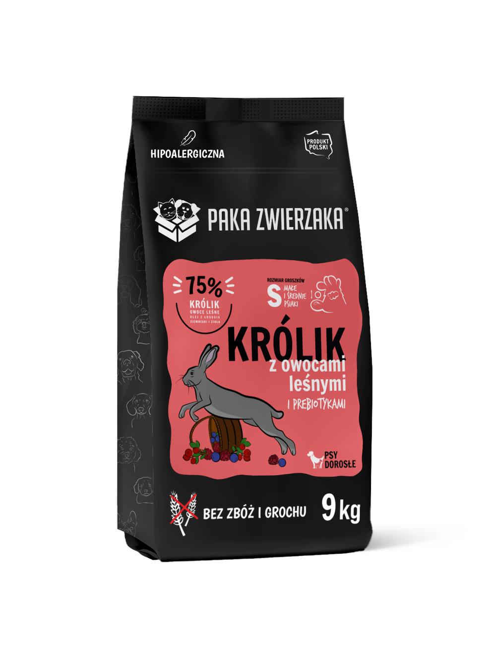 Paka Zwierzaka - Seven’th Heaven - Królik z owocami leśnymi  ( S ) 9kg