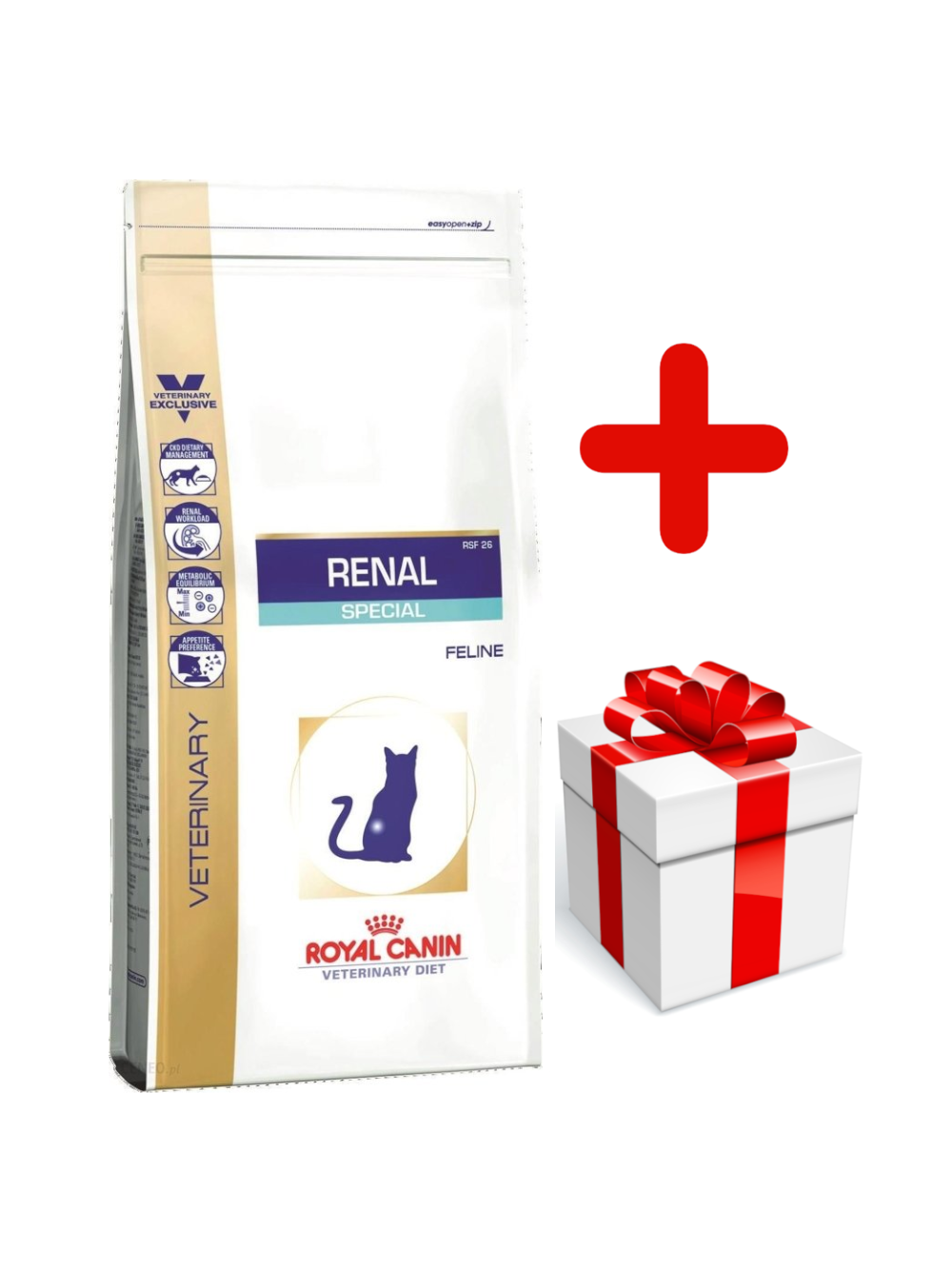 ROYAL CANIN Renal Special Feline RSF 26 4kg + niespodzianka dla kota GRATIS!