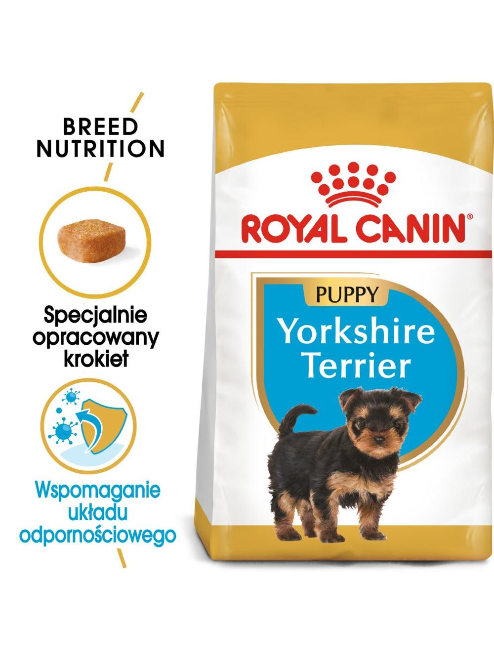 ROYAL CANIN Yorkshire Terrier Puppy 7,5kg karma sucha dla szczeniąt do 10 miesiąca, rasy yorkshire terrier