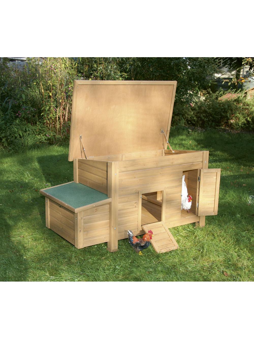 KERBL Domek dla kur drewniany Florentina, 146 x 74 x 80 cm