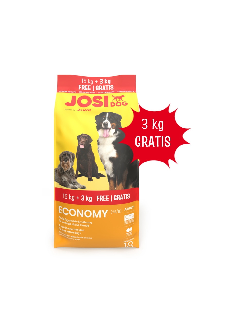 JOSERA JosiDog Economy 15+3kg