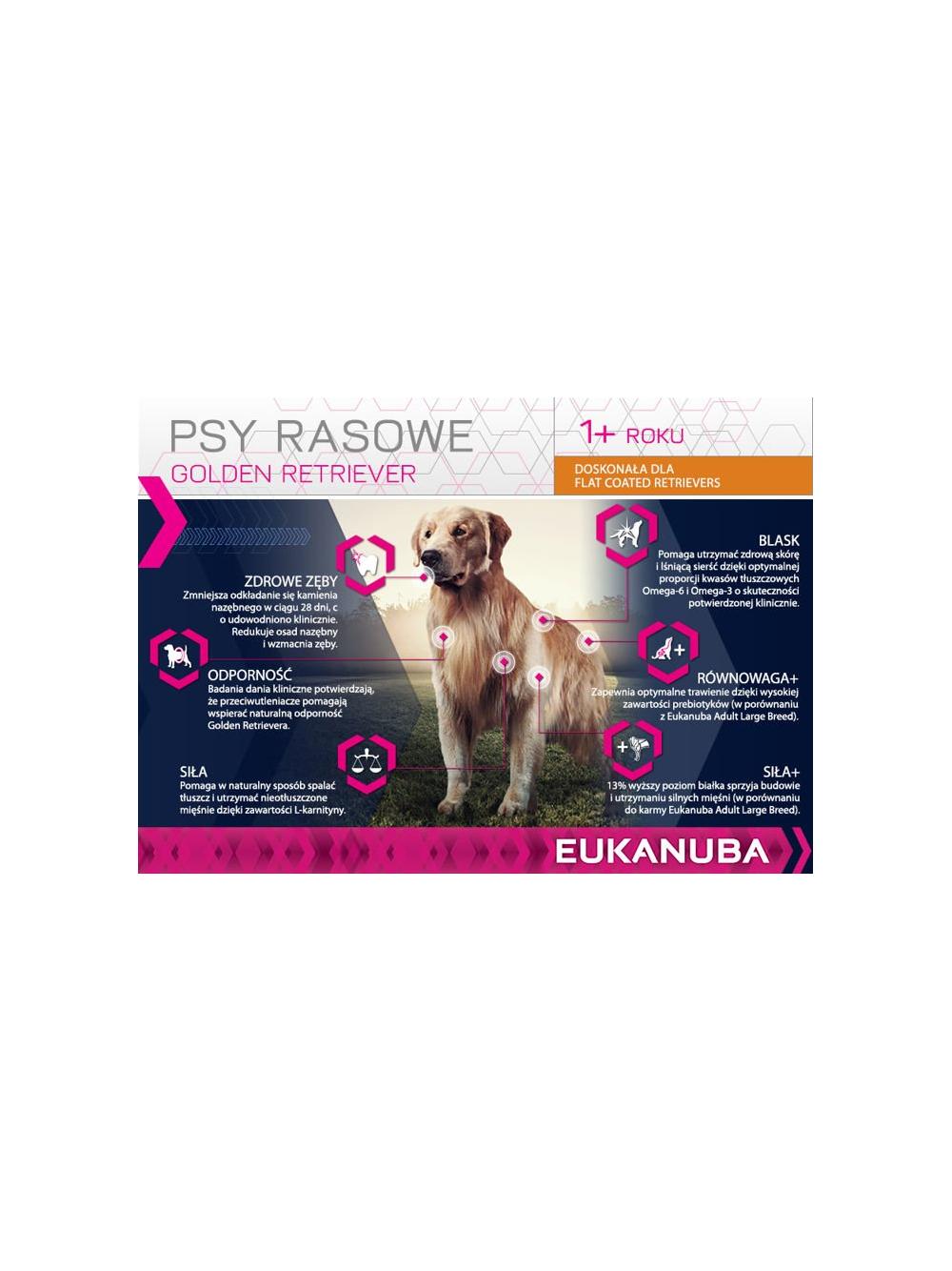 EUKANUBA Adult Golden Retriever 12kg opakowanie uszkodzone (9485)