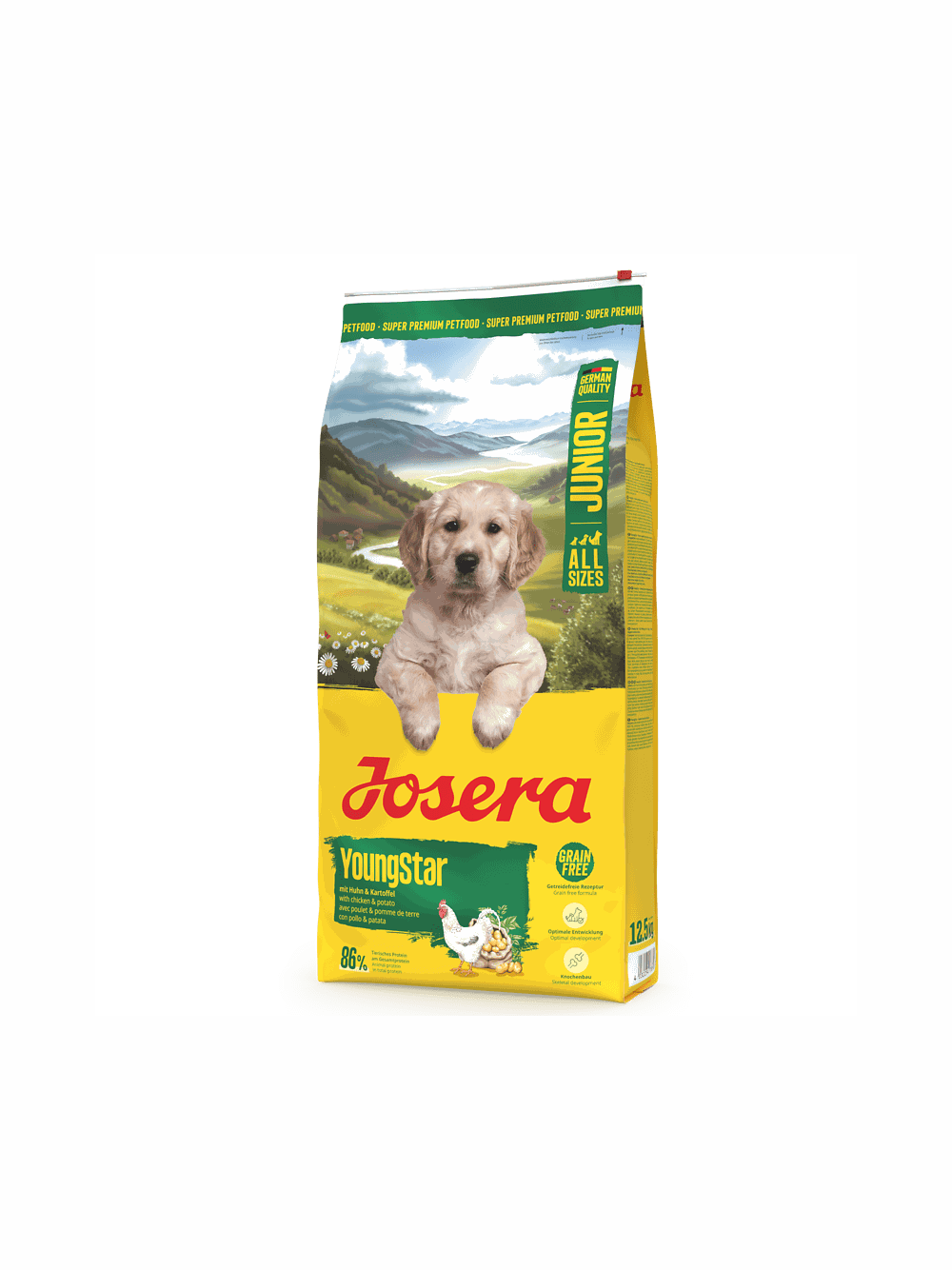 JOSERA YoungStar - Grain Free 12,5kg / Opakowanie uszkodzone (5272,5356,7395,7509) !!!