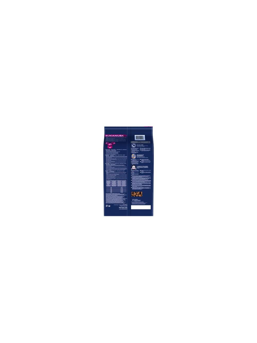 Eukanuba adult small&medium breed rich In lamb & rice 12kg + niespodzianka dla psa GRATIS!