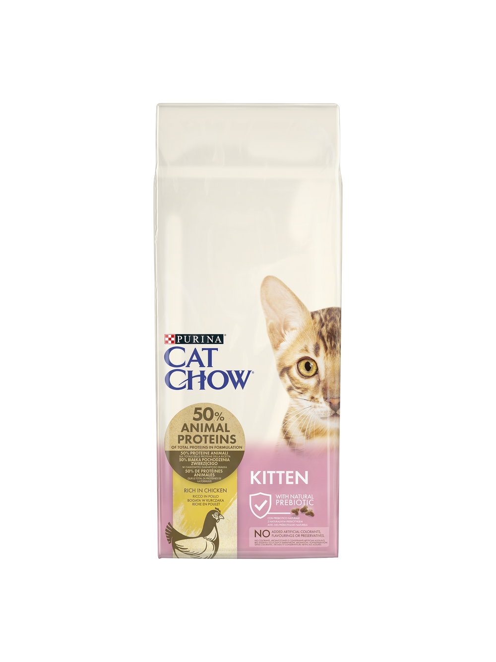 PURINA Cat Chow Kitten Karma bogata w kurczaka 15kg