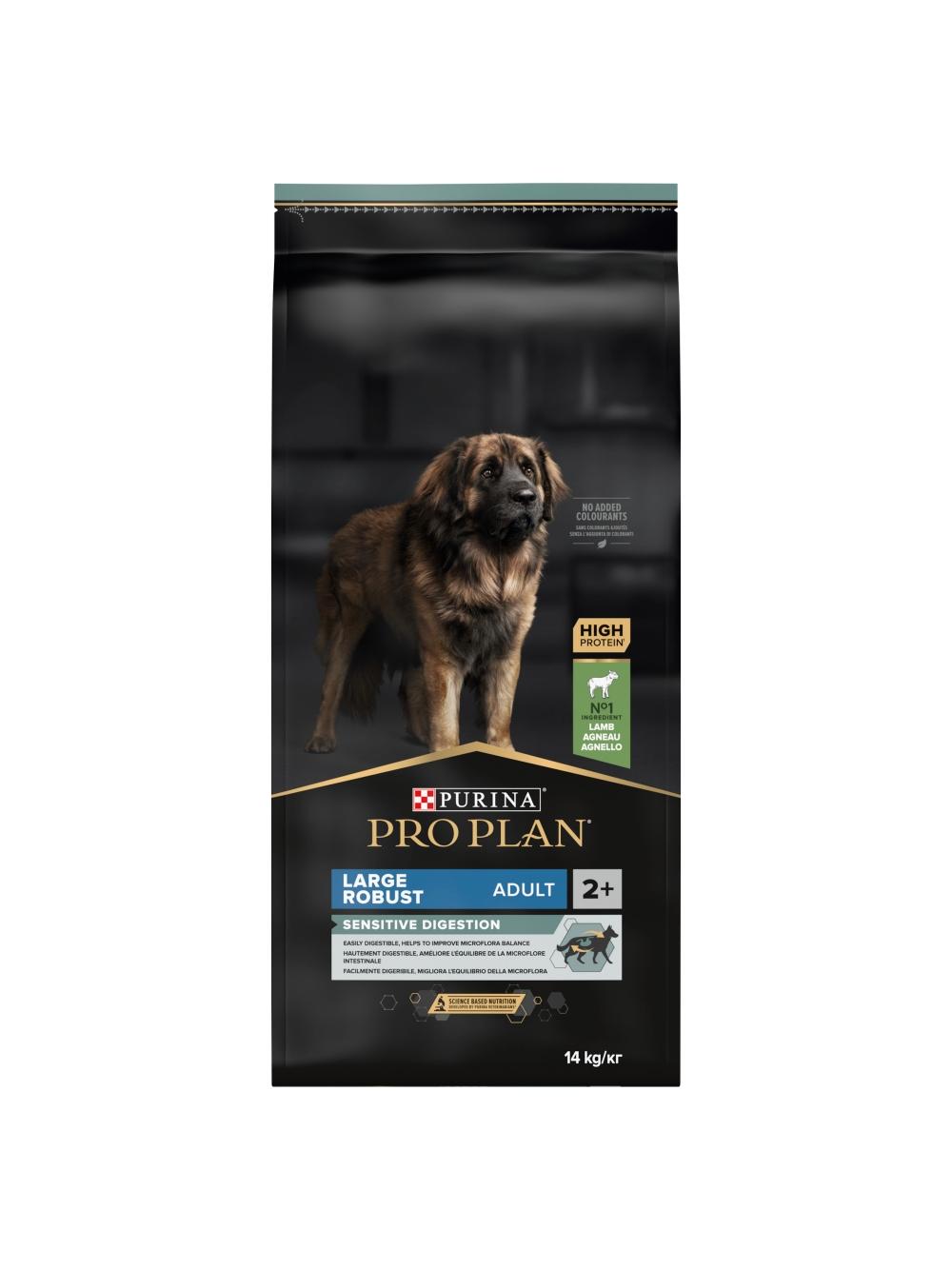 PRO PLAN Sensitive Digestion Large Robust Adult Karma dla psów bogata w jagnięcinę 13,5kg\ Opakowanie uszkodzone (990 703) !!!