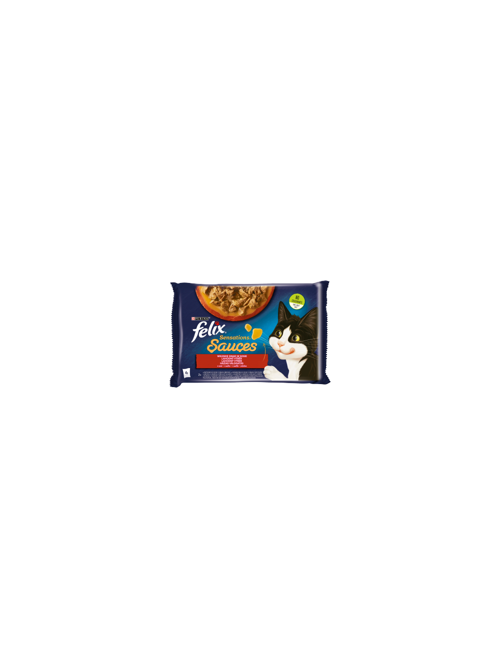 FELIX Sensations Sauce Karma dla kotów wiejskie smaki w sosie 12x(4x85g)