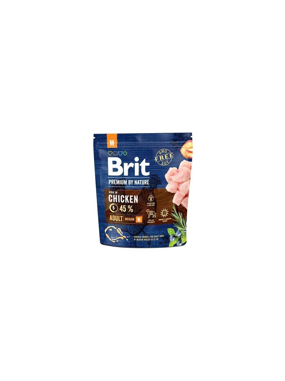 BRIT Premium By Nature Adult M 1kg