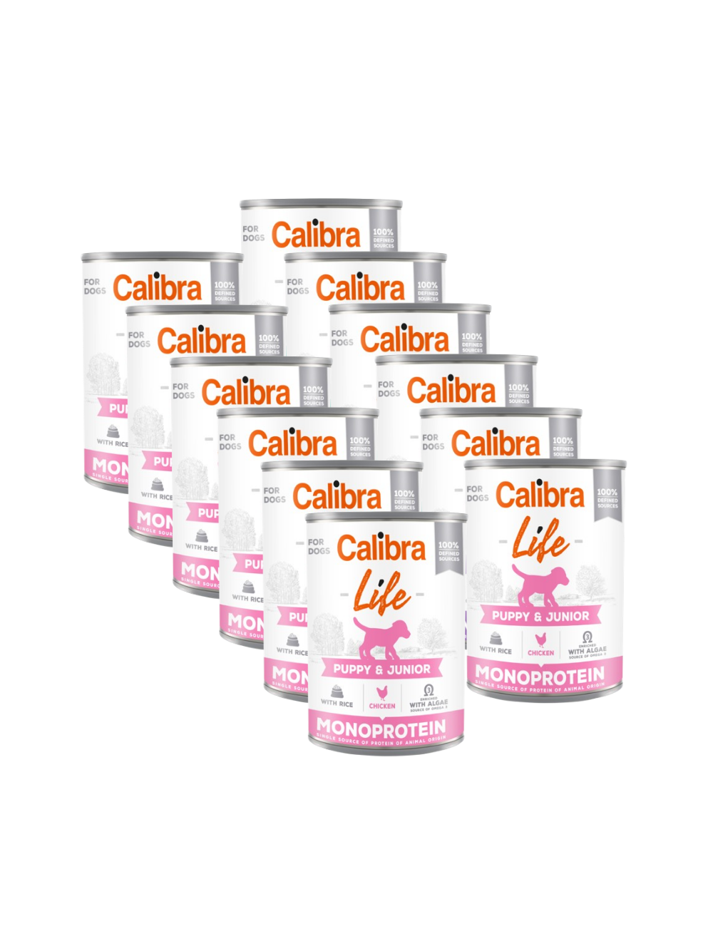 CALIBRA Dog Life Puppy & Junior Chicken 12x400g