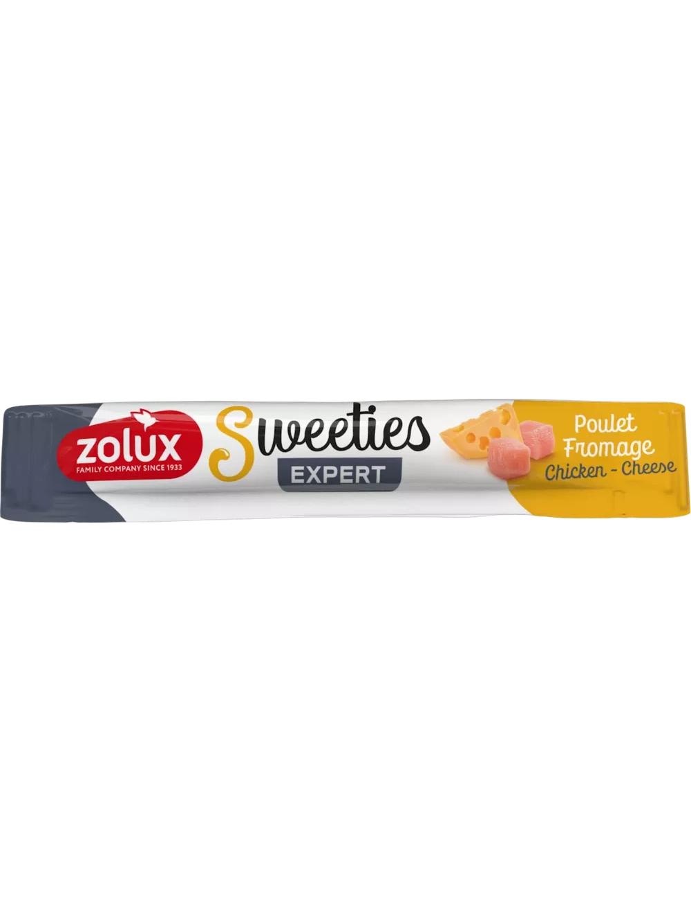 ZOLUX Przysmak kremowy dla psa SWEETIES z kurczakiem i serem 14 g