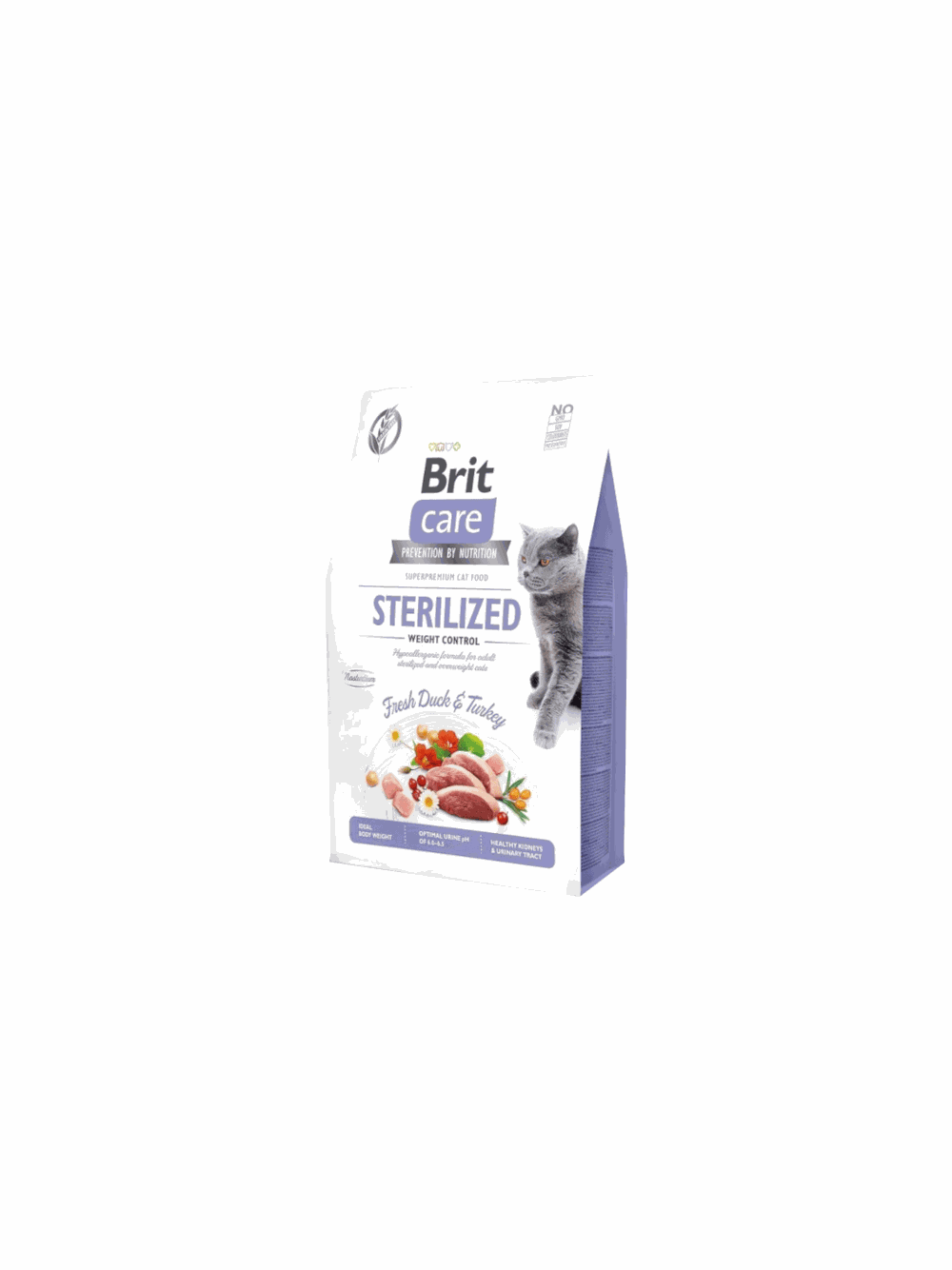 BRIT Care Cat  Grain-Free Sterilised Weight Control 2kg + niespodzianka dla kota GRATIS!