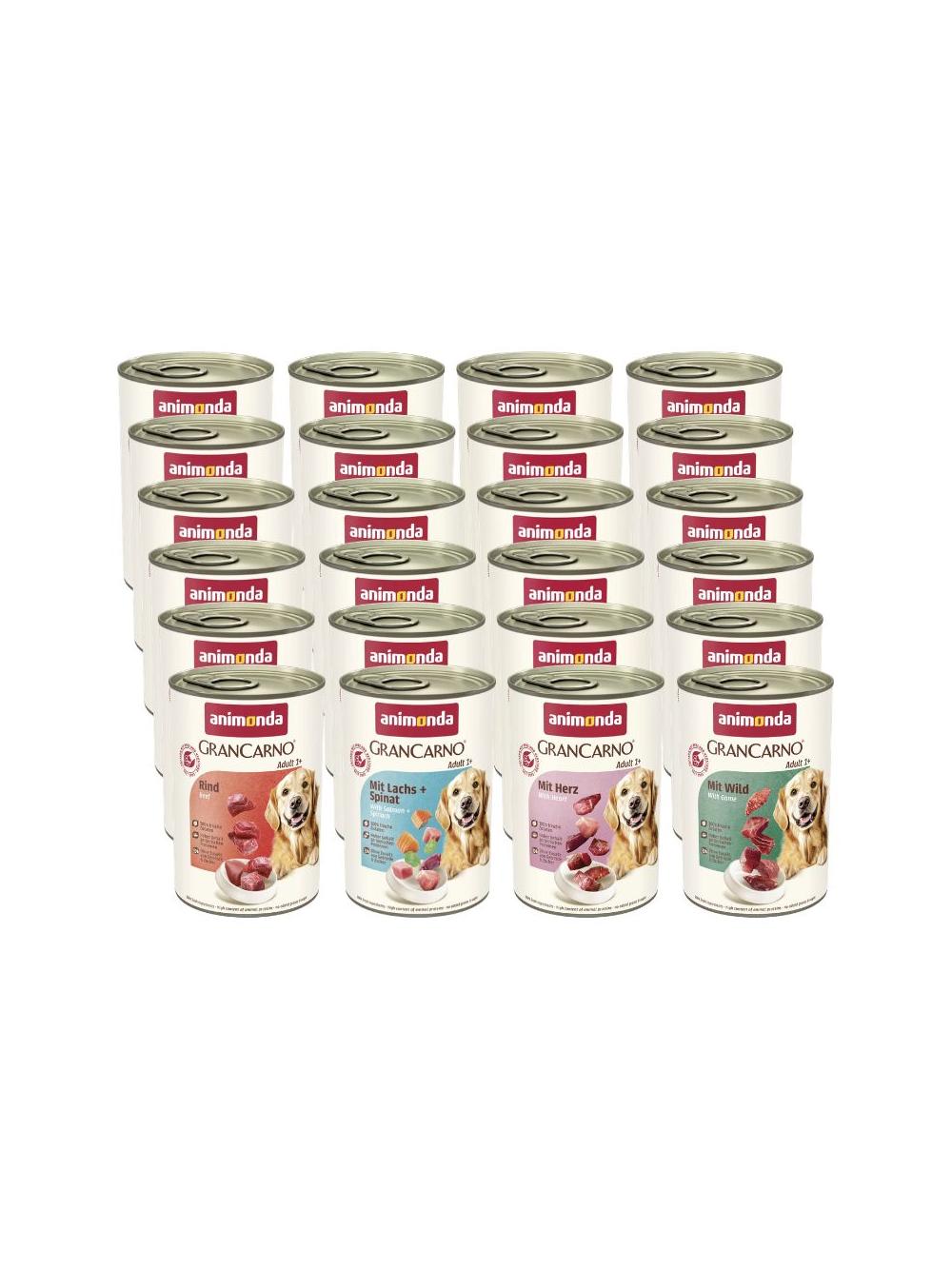 ANIMONDA GranCarno Adult Dog Mix Smaków 24x400g