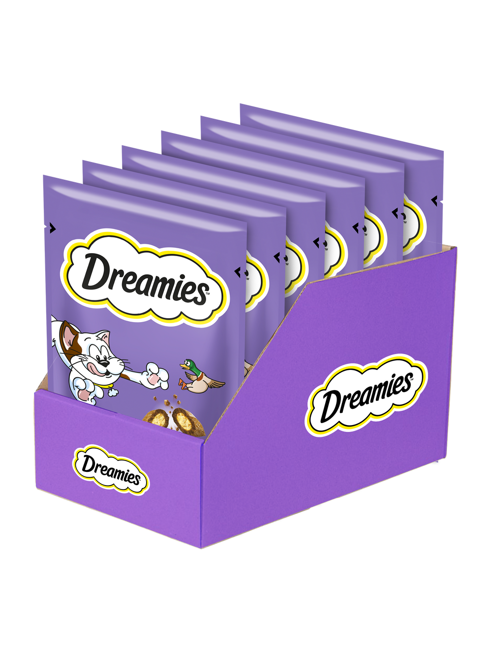 DREAMIES 6x60g - przysmak dla kota z wyśmienitą kaczką