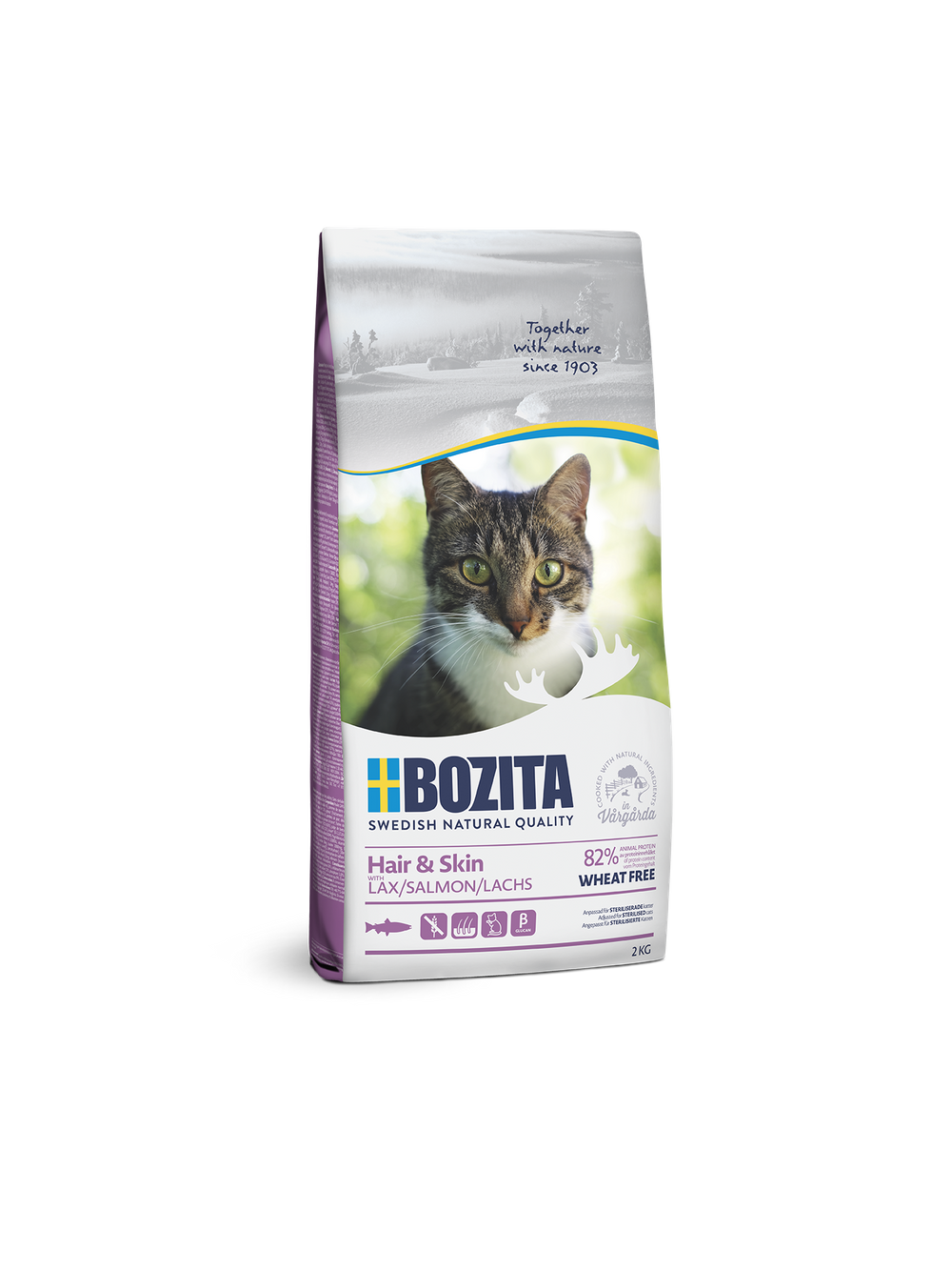 BOZITA Hair & skin z łososiem 2kg