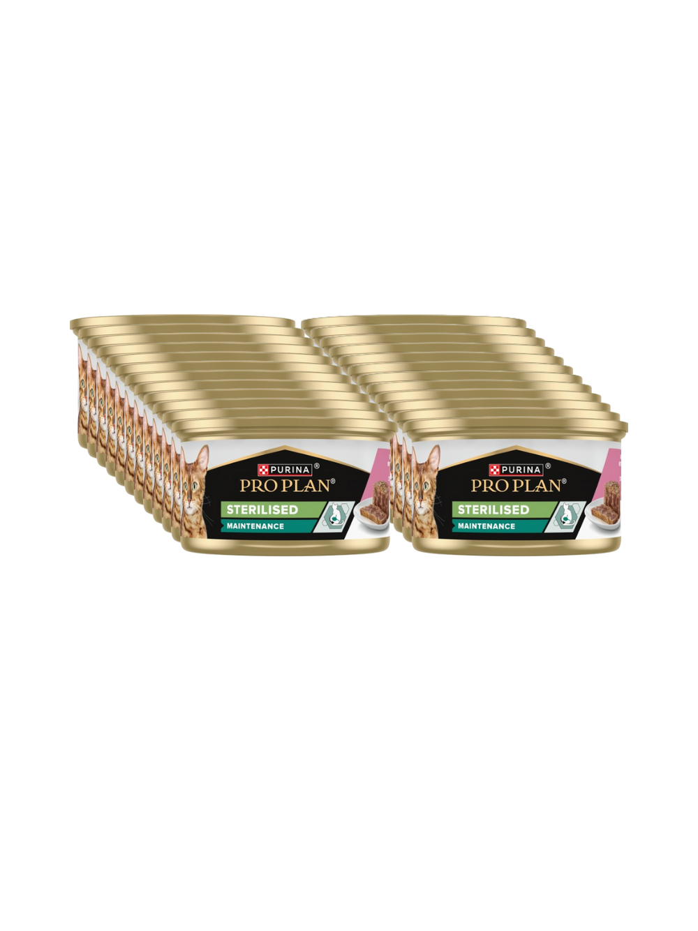 PRO PLAN Sterilised Wilgotny pasztet z łososiem i tuńczykiem Mokra karma dla kota 24x85g