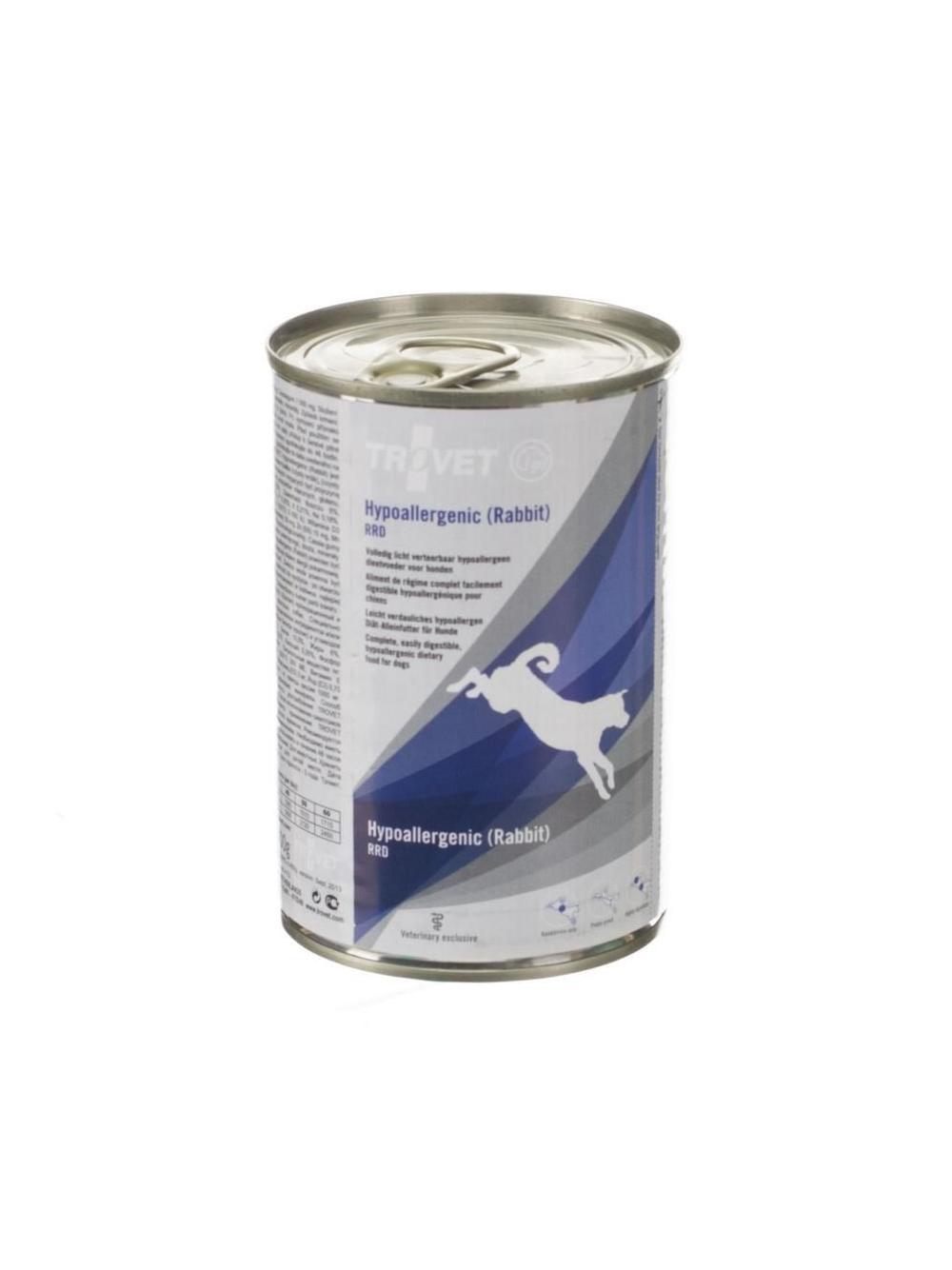 TROVET RRD Hypoallergenic - Rabbit (dla psa) 400g - puszka