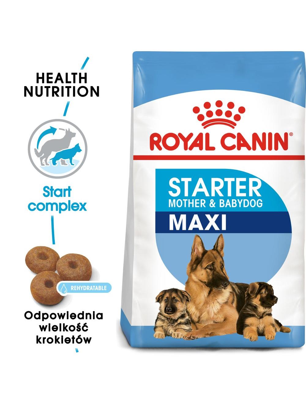 ROYAL CANIN Maxi Starter Mother&Babydog 15kg + niespodzianka dla psa GRATIS!