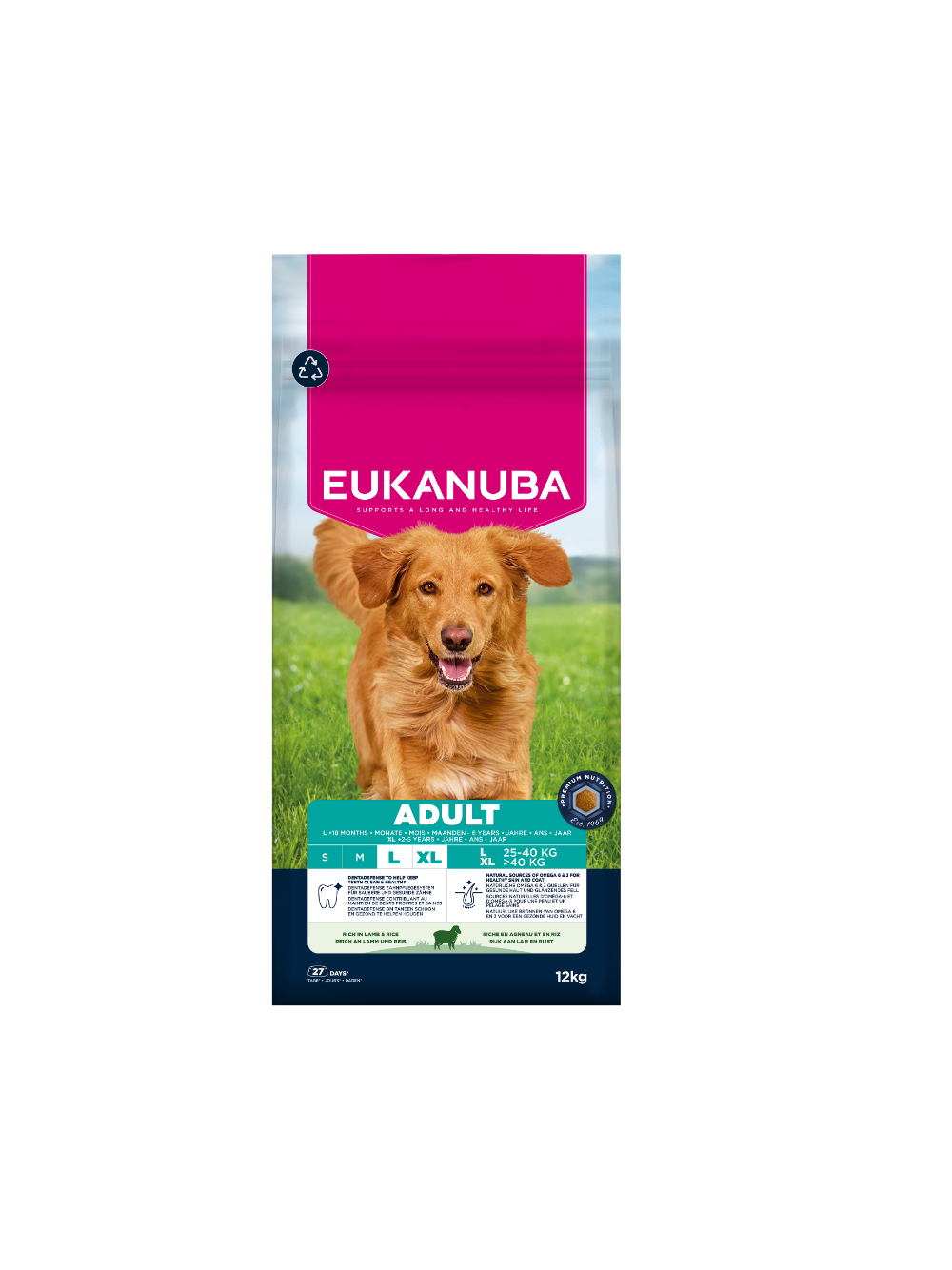 EUKANUBA Adult Large Breed Lamb&Rice 12kg