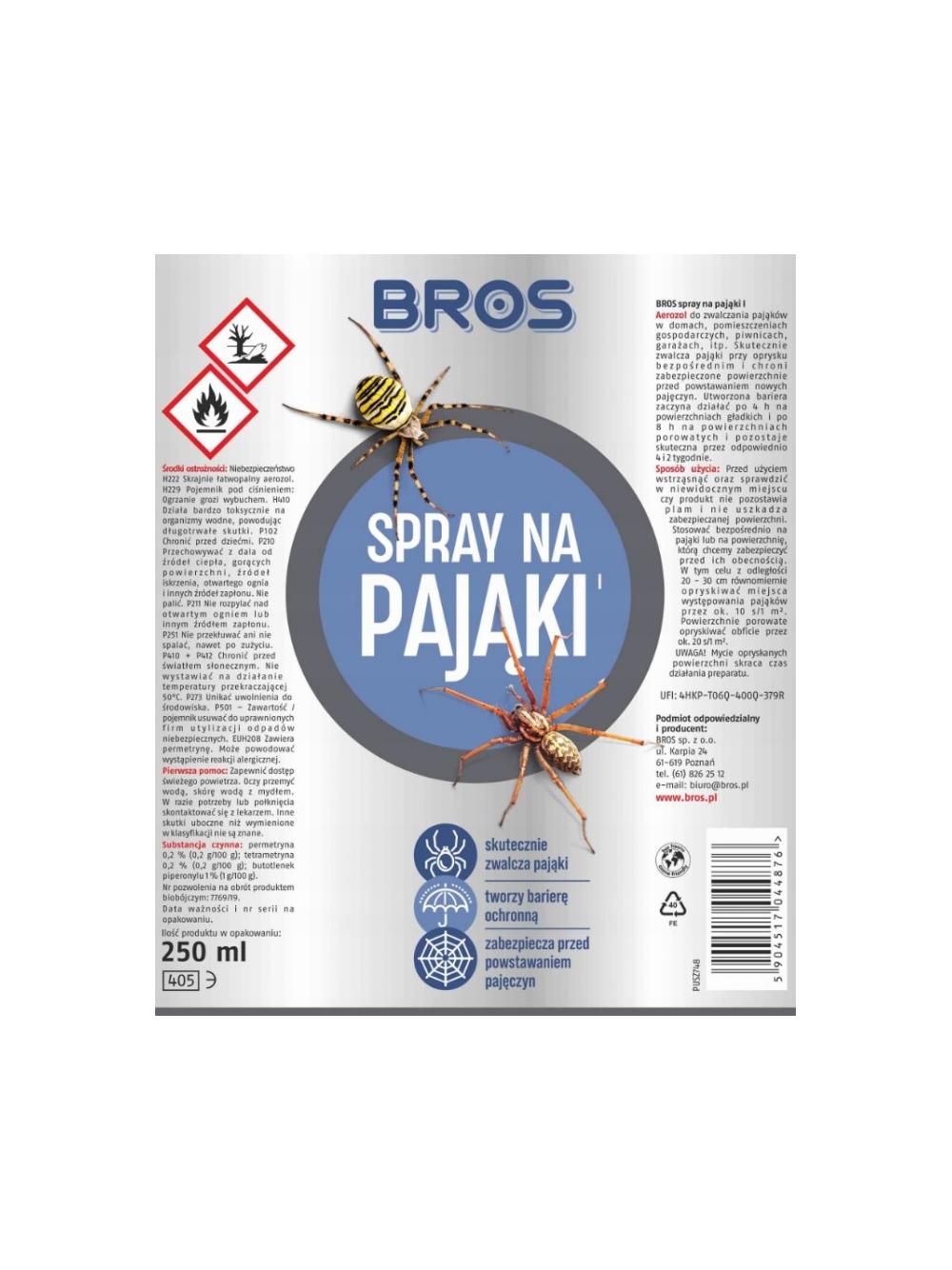 BROS - Spray na pająki 250ml