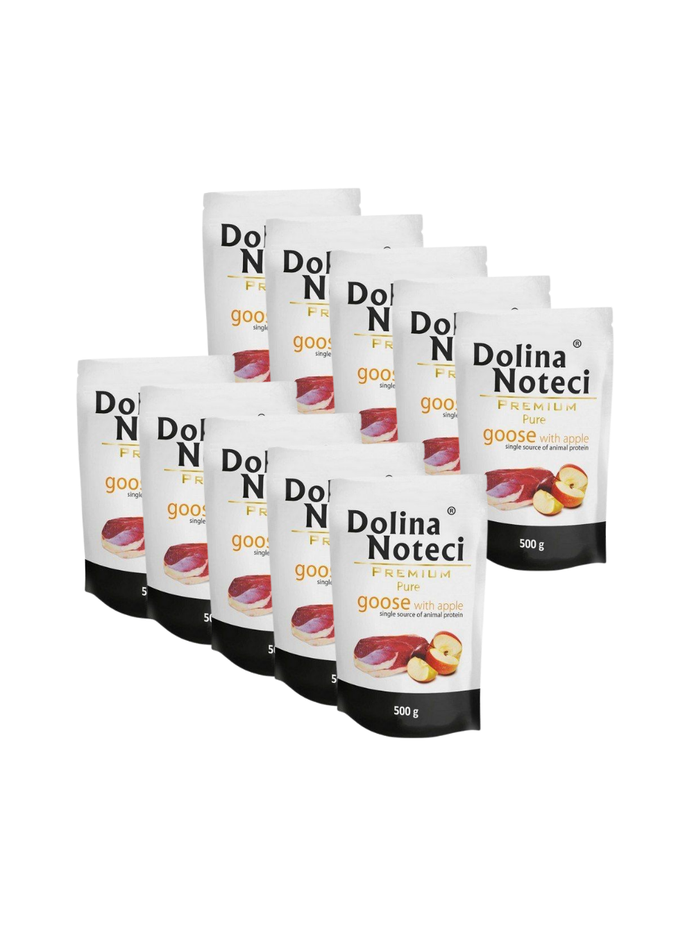 Dolina Noteci Premium Pure gęś z jabłkiem 10x500g