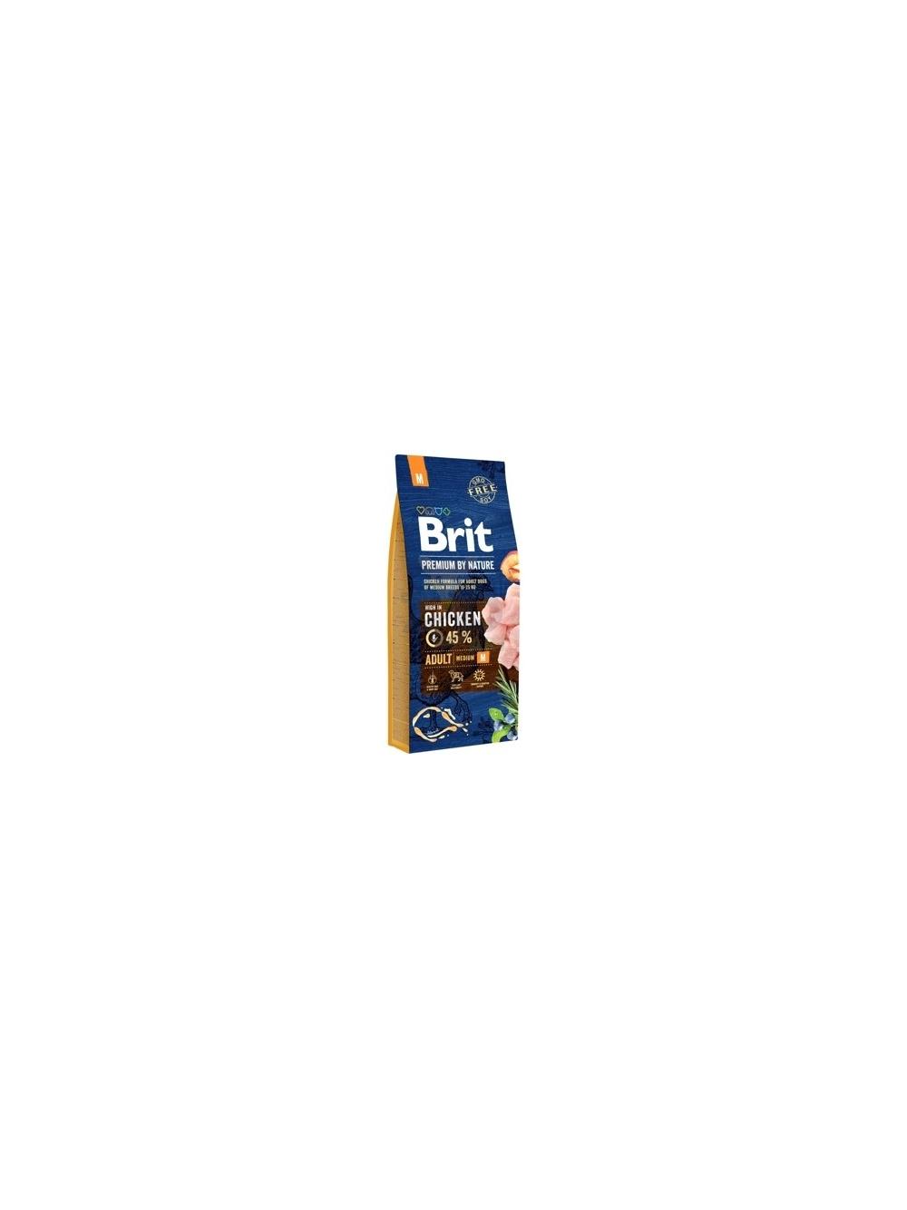 BRIT Premium By Nature Adult M 14,6kg  / Opakowanie uszkodzone (8721) !!!