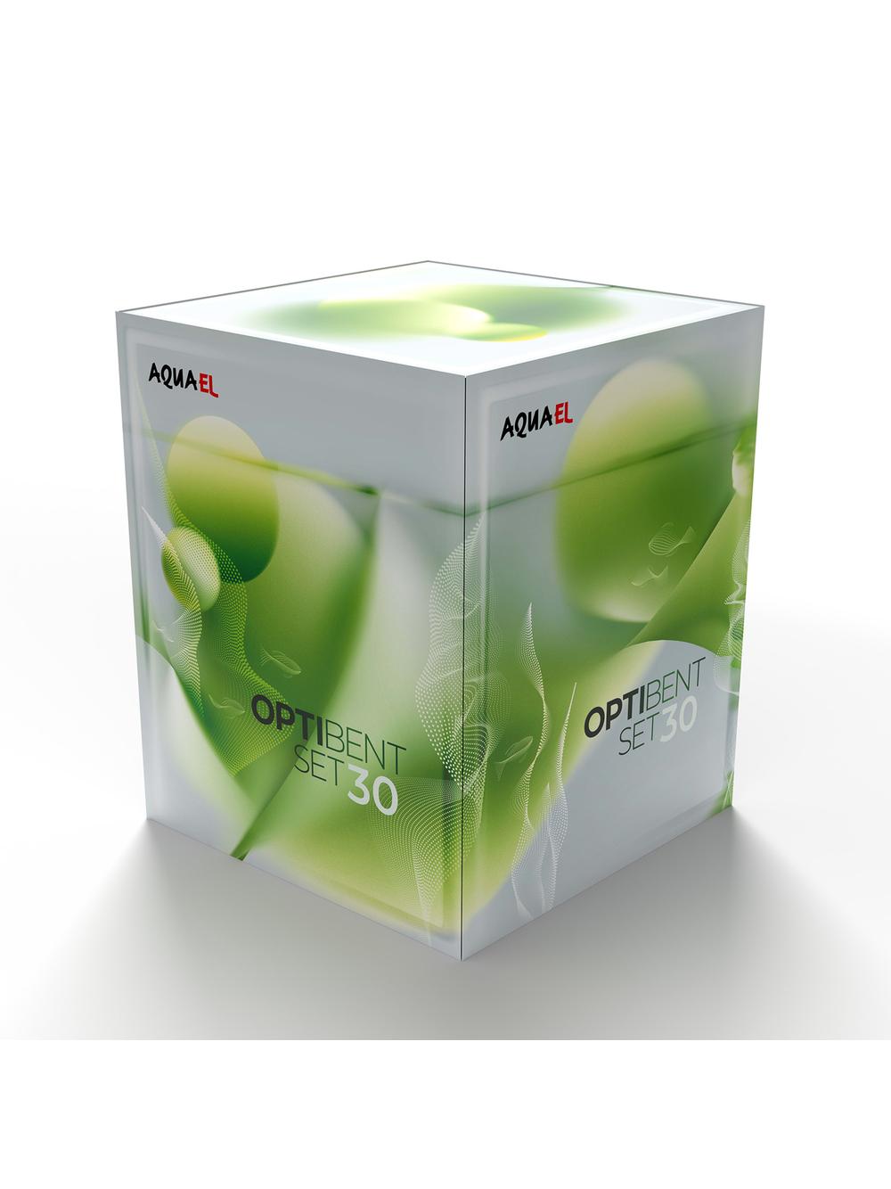 AQUAEL Zestaw Aquael Opti Bent Set Day & Night [30l] - biały