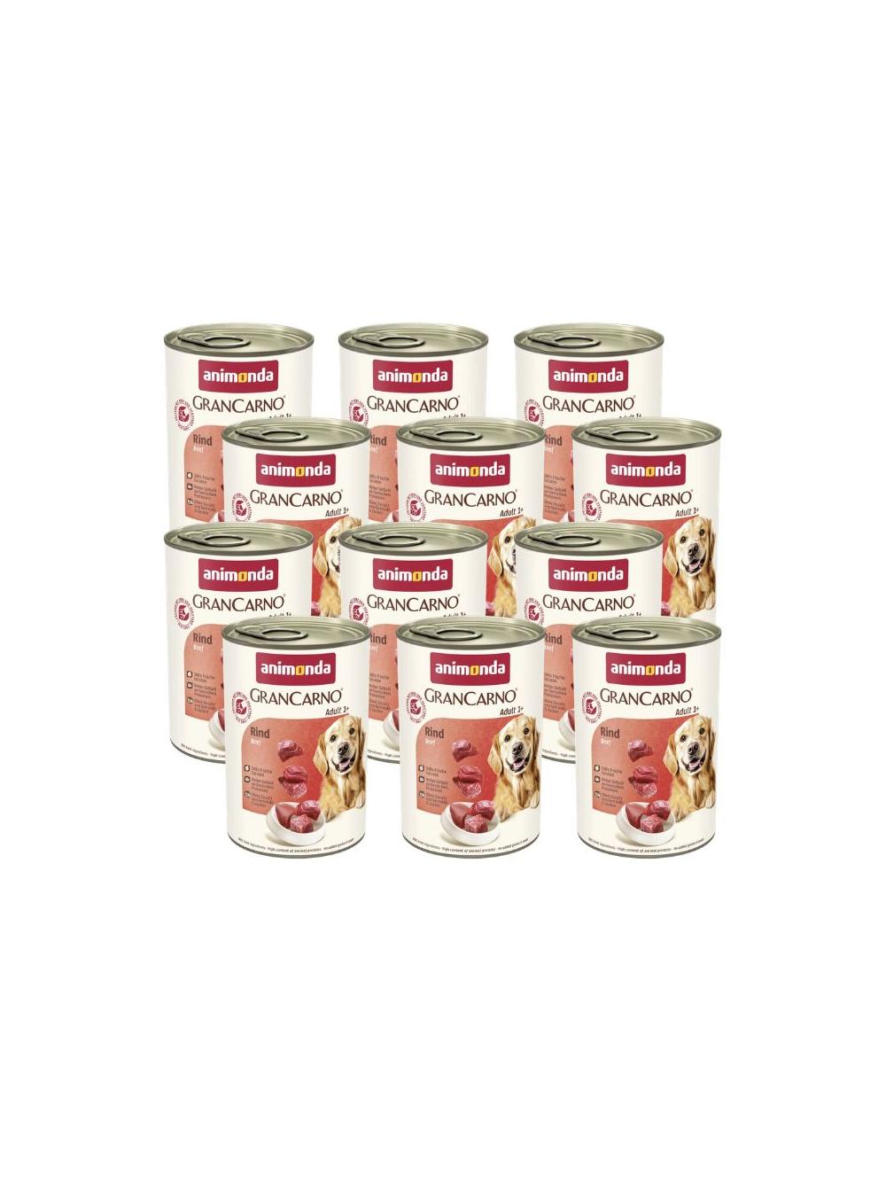 ANIMONDA GranCarno Adult Dog smak: Wołowina  12 x 400g