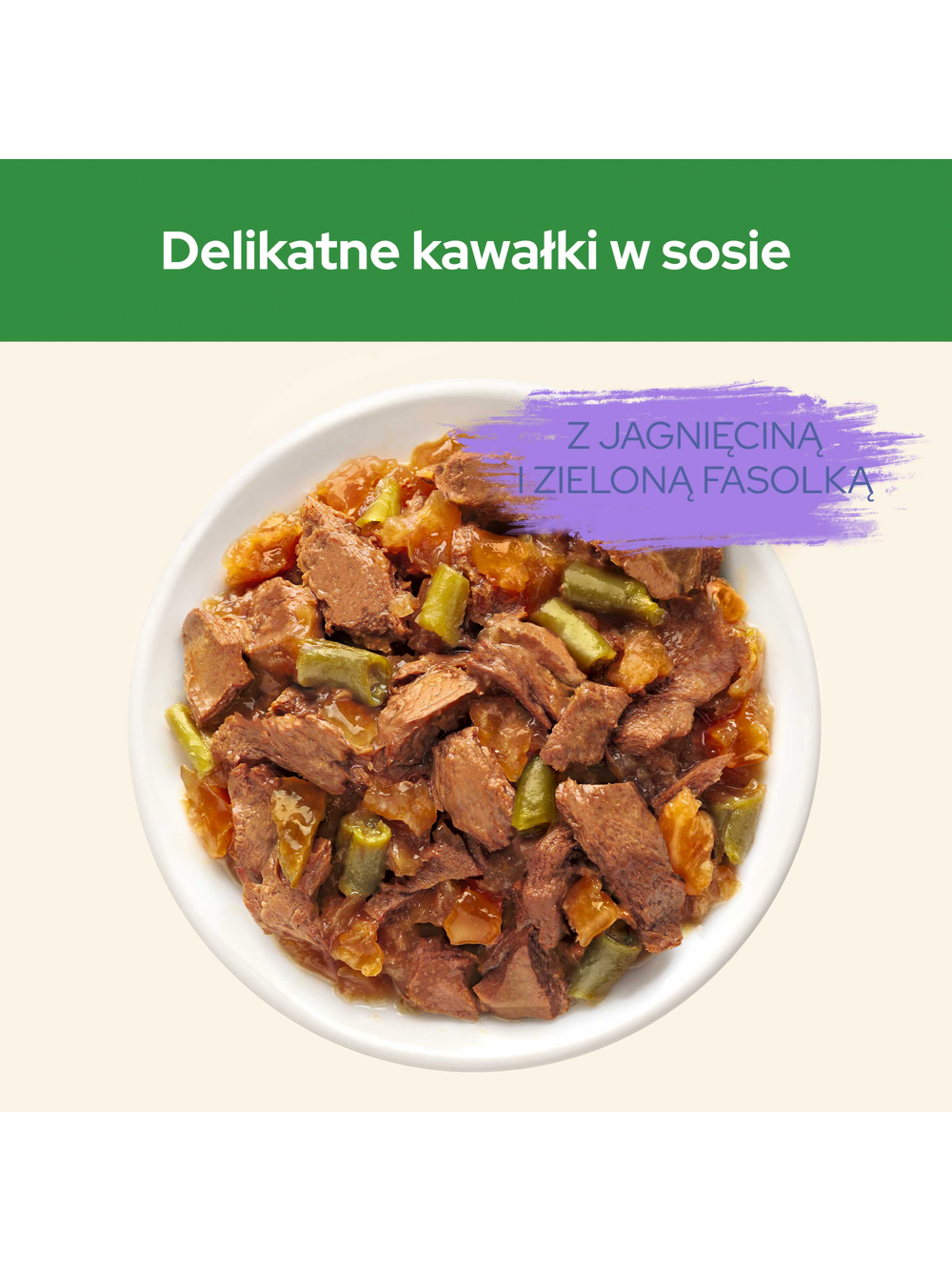 CAT CHOW Sterilised Karma dla kotów z jagnięciną i zieloną fasolką w sosie 10x85g