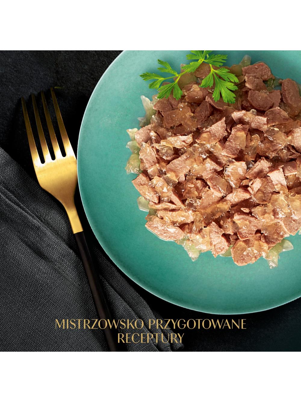 SHEBA Delicacy Rybne Smaki saszetki 80x85 g – mokra karma pełnoporcjowa dla dorosłych kotów, w galaretce (kawałki z: łososiem, białą rybą, tuńczykiem, dorszem)