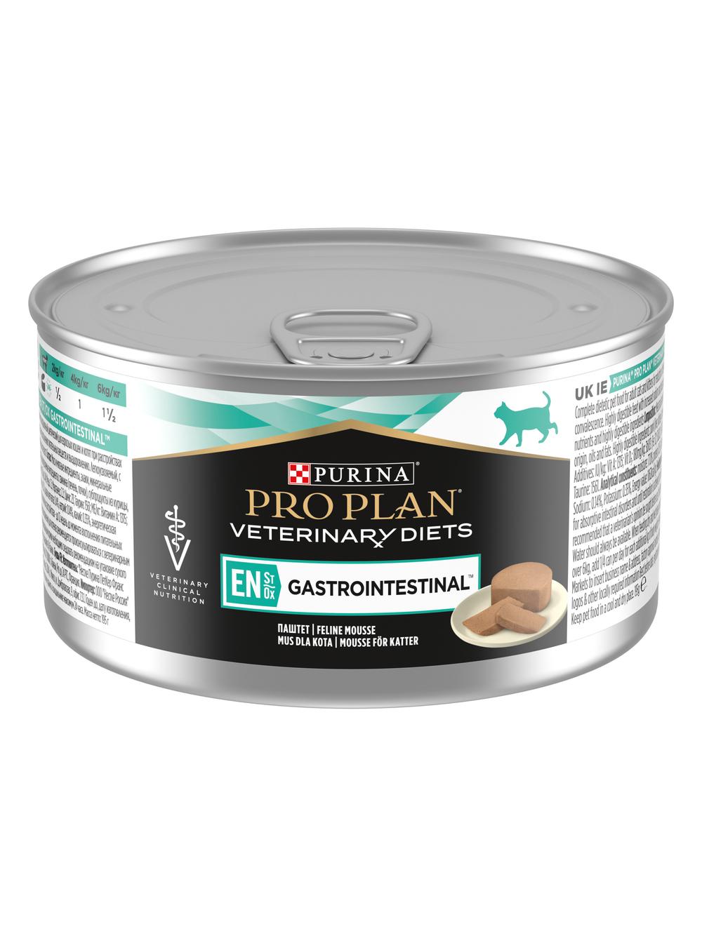 PRO PLAN Veterinary Diets EN St/Ox Gastrointestinal Karma dla kota mus 12x195g