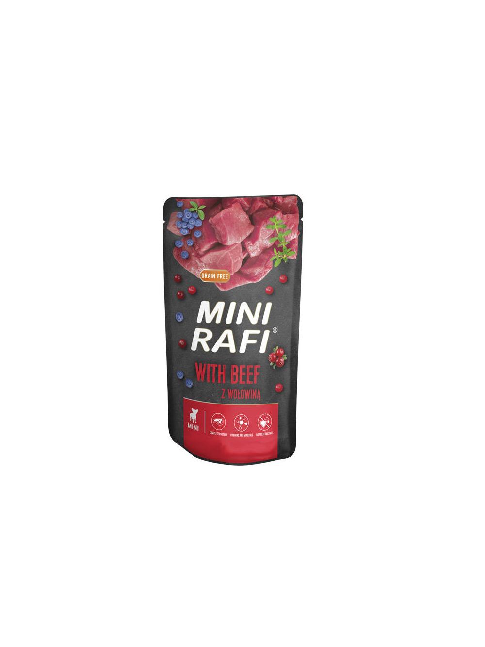 DOLINA NOTECI Mini Rafi z wołowiną 10x150g