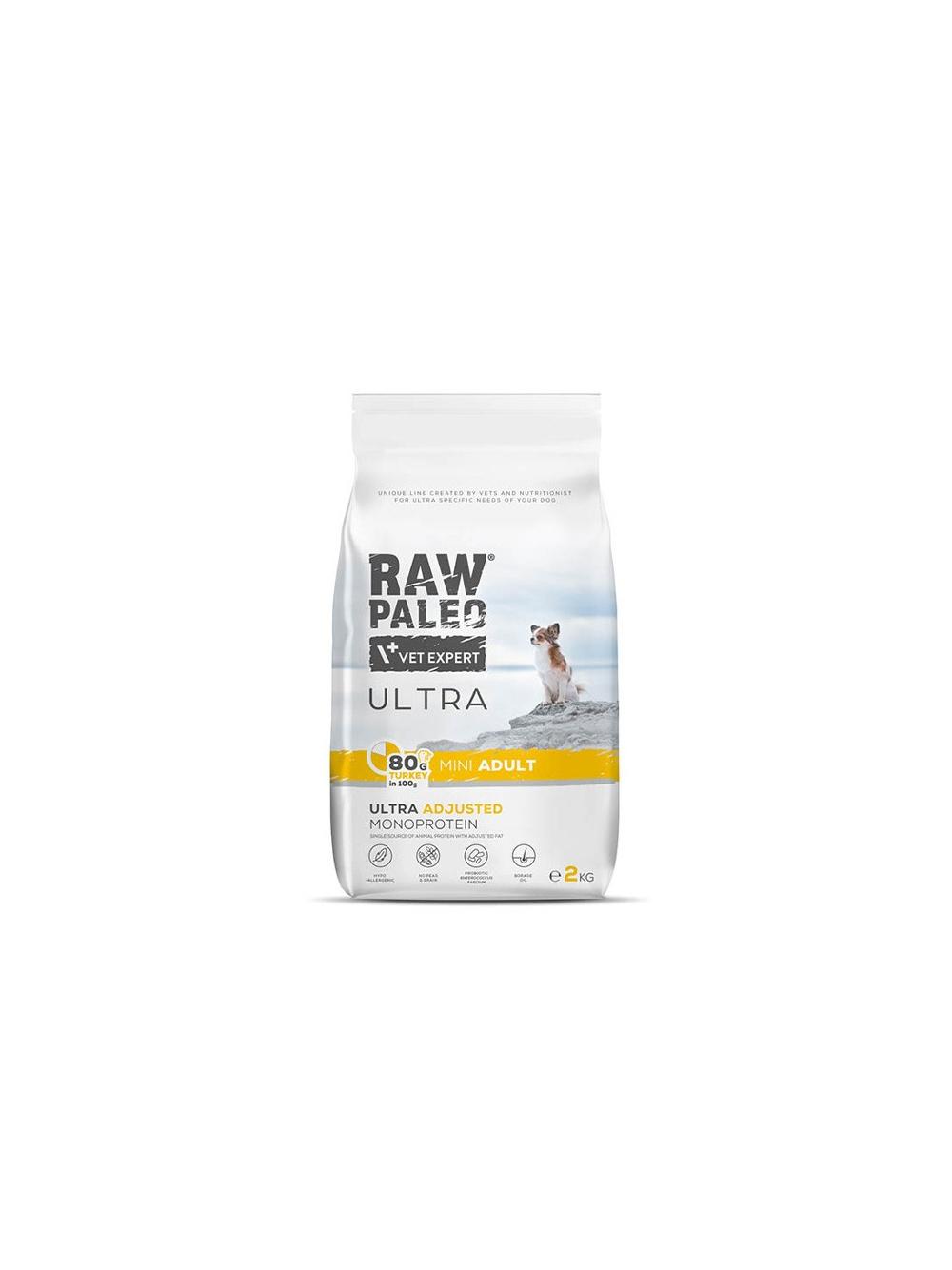 Vetexpert Raw Paleo Ultra Turkey Adult Mini 2kg