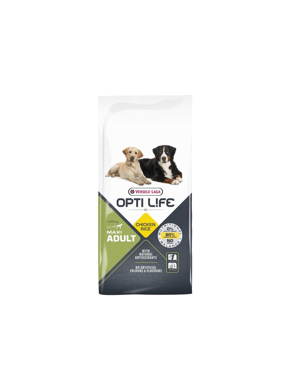 VERSELE-LAGA Opti Life Adult Maxi 12,5kg - z kurczakiem - dla dużych ras