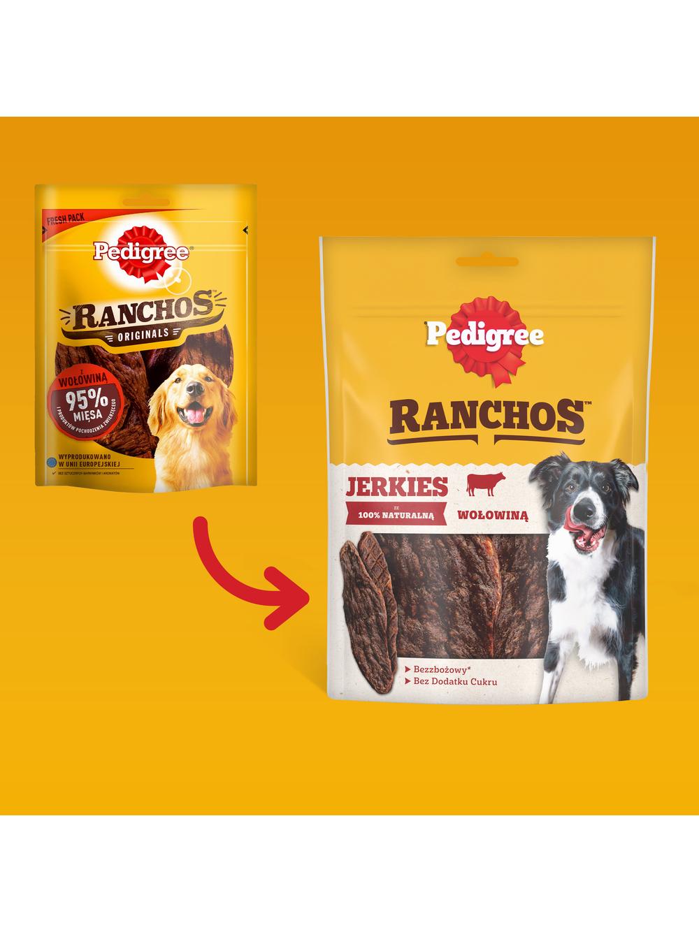 PEDIGREE Ranchos Originals 70g - przysmak dla psów z wołowiną