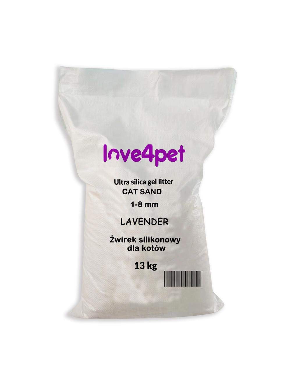 Żwirek Silikonowy dla Kota Cat Sand Lavender 13kg