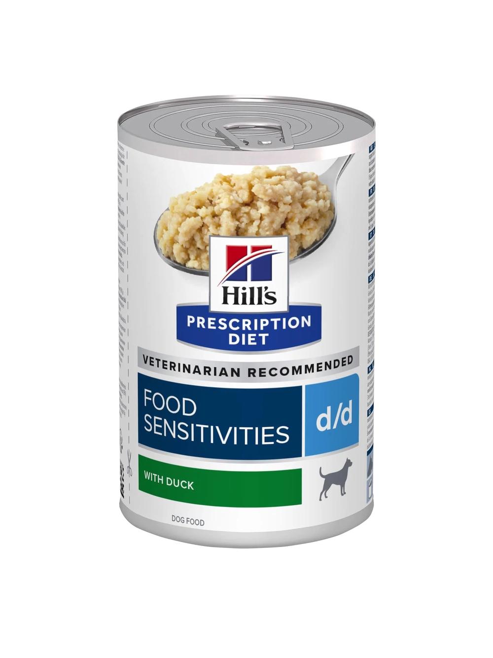 HILL'S PD Prescription Diet Canine d/d Kaczka (Duck) 24x370g