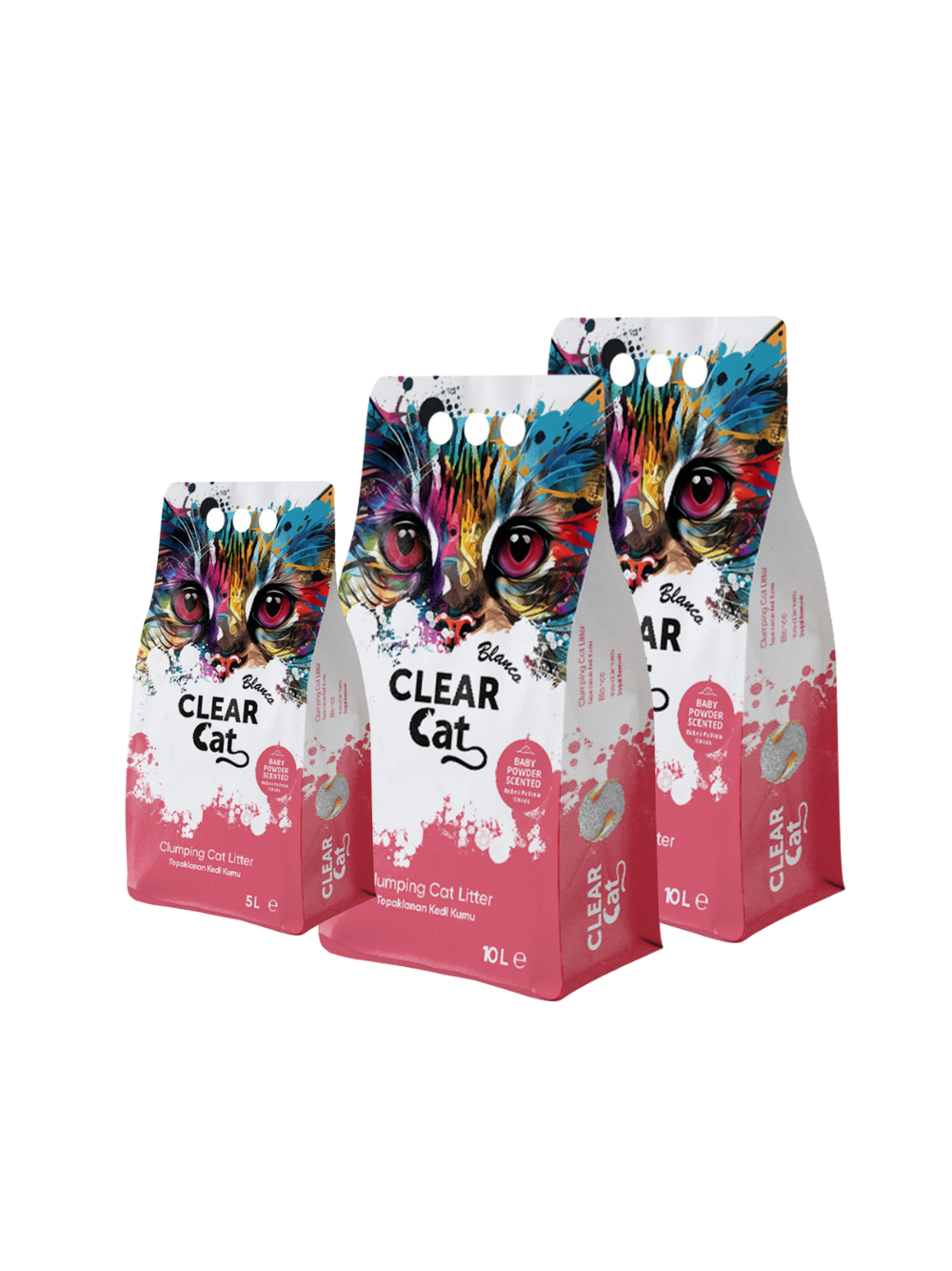 Clear Cat Blanco Baby Powder żwirek bentonitowy 25l