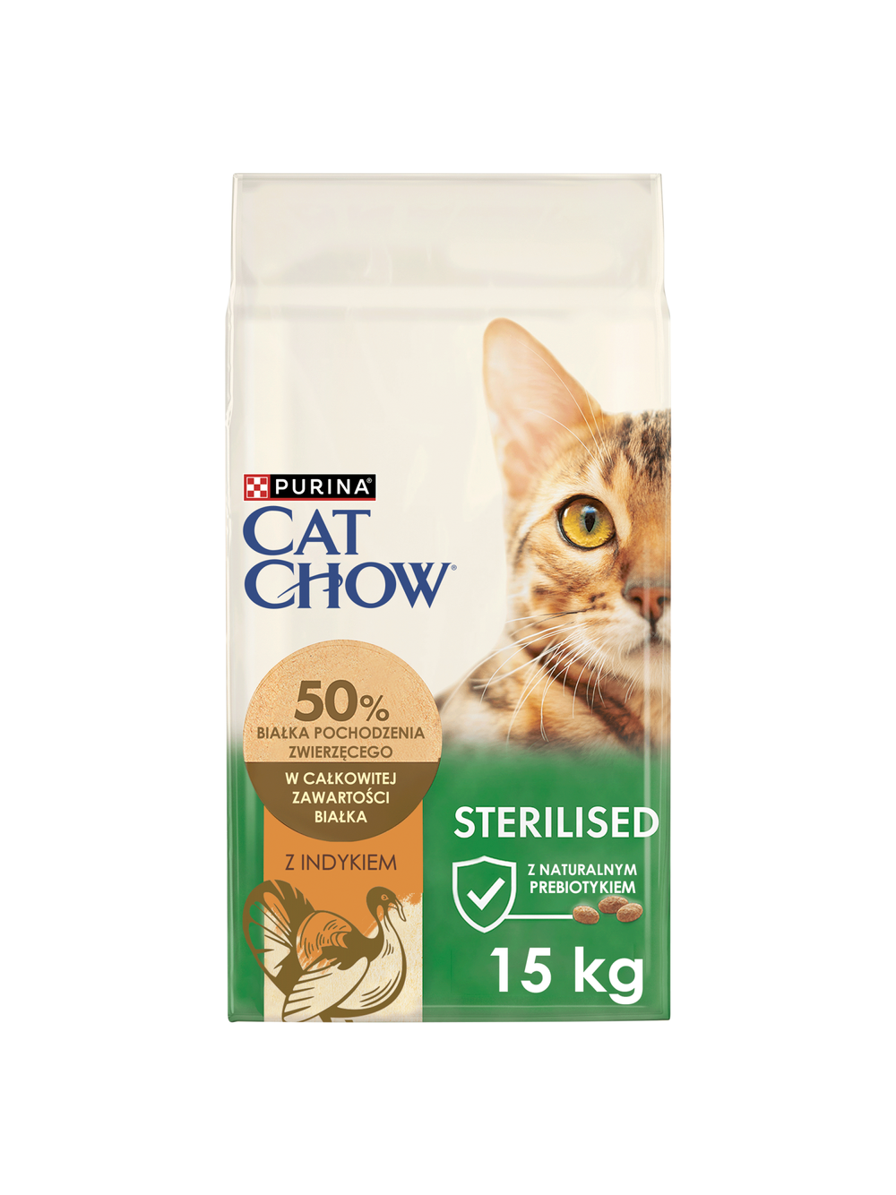 PURINA Cat Chow Sterilised Karma z indykiem 15kg