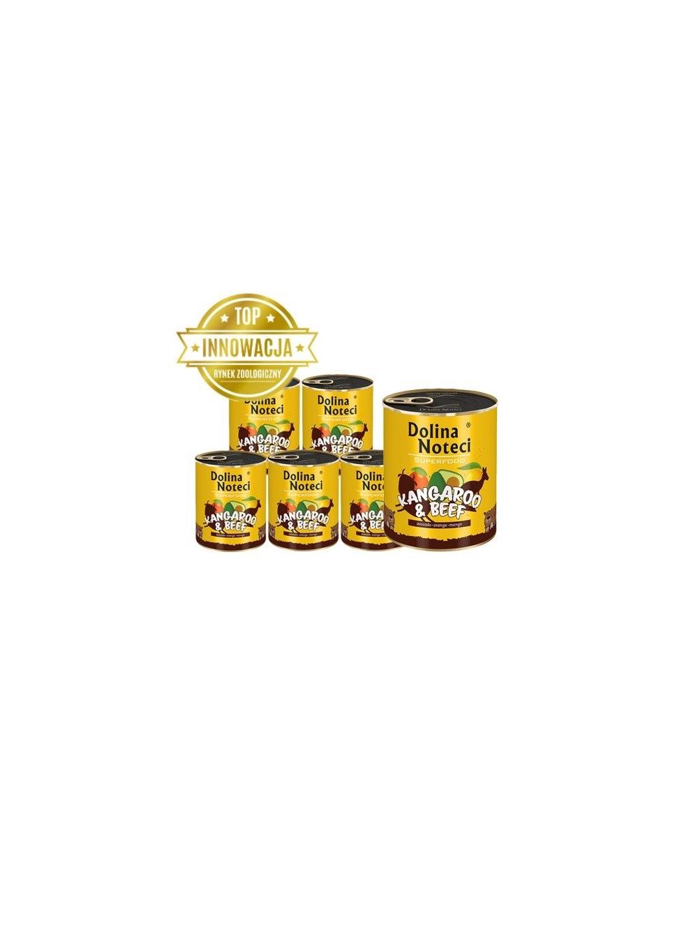 DOLINA NOTECI PREMIUM SUPERFOOD kangur i wołowina 6x800g