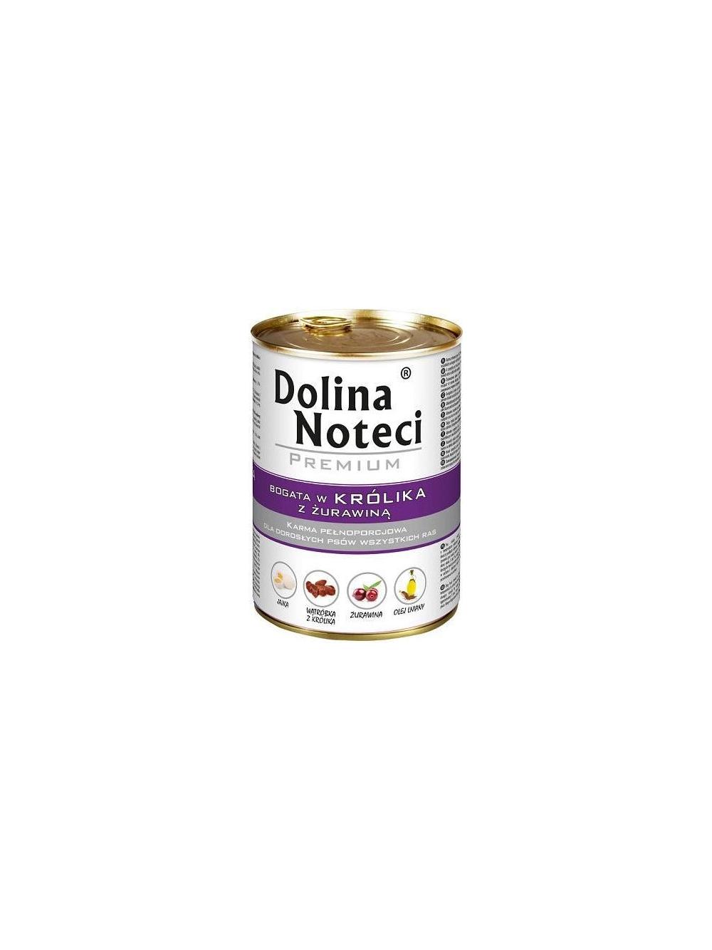 Dolina Noteci Premium Królik z żurawiną 12x400g