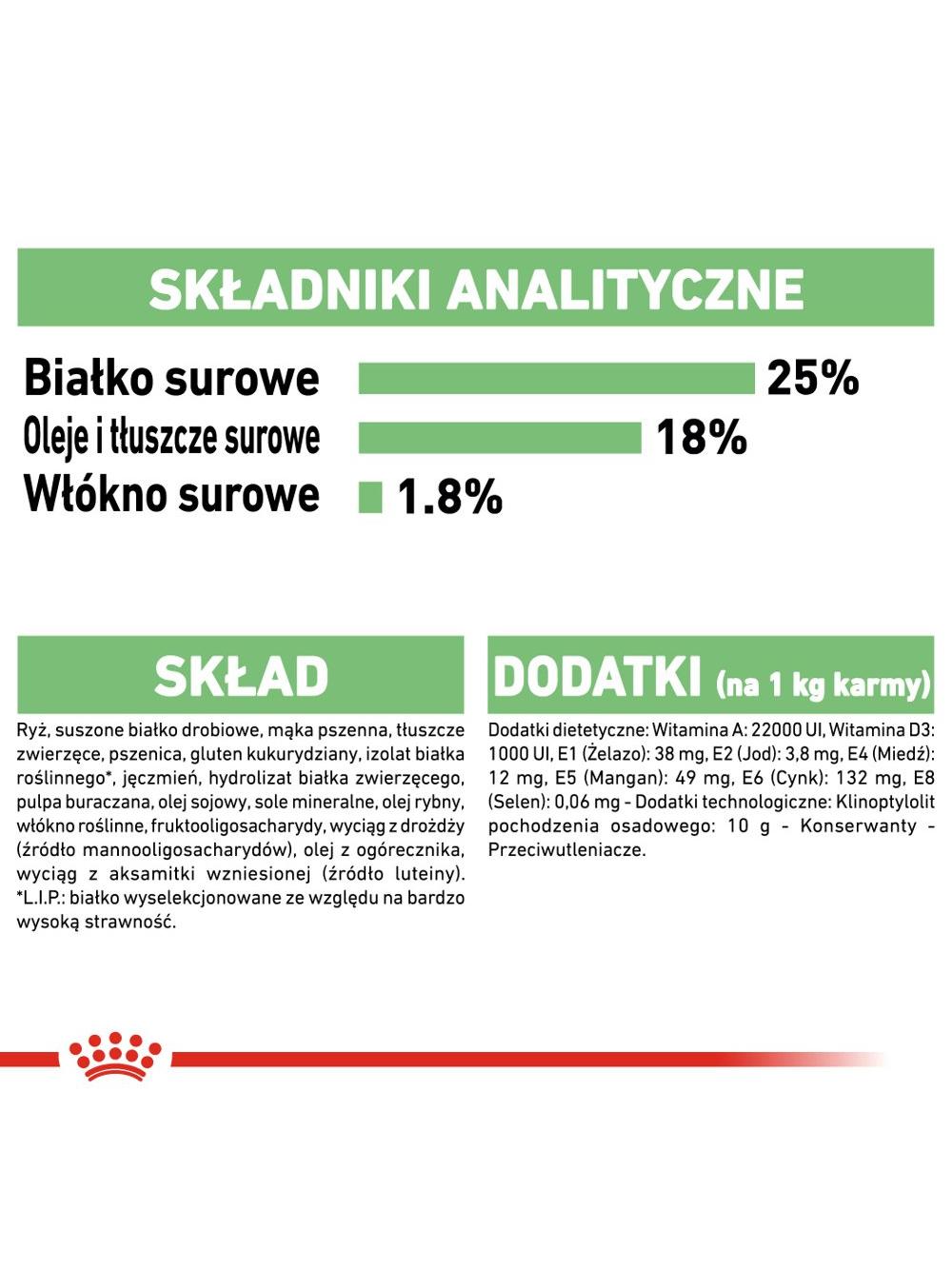 ROYAL CANIN CCN Medium Digestive Care 3kg karma sucha dla psów dorosłych, ras średnich o wrażliwym przewodzie pokarmowym + NIESPODZIANKA DLA PSA GRATIS!!