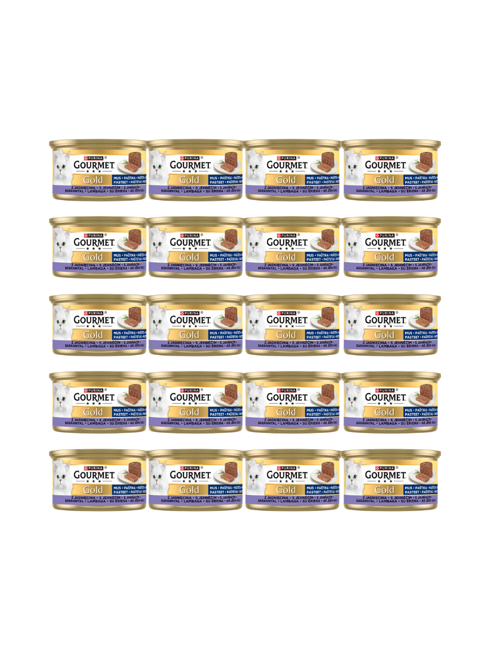 Purina Gourmet Gold mus z jagnięciną 72x85g