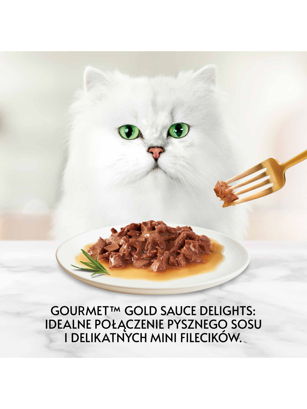 Purina Gourmet Gold Sauce Delight z wołowiną 24x85g