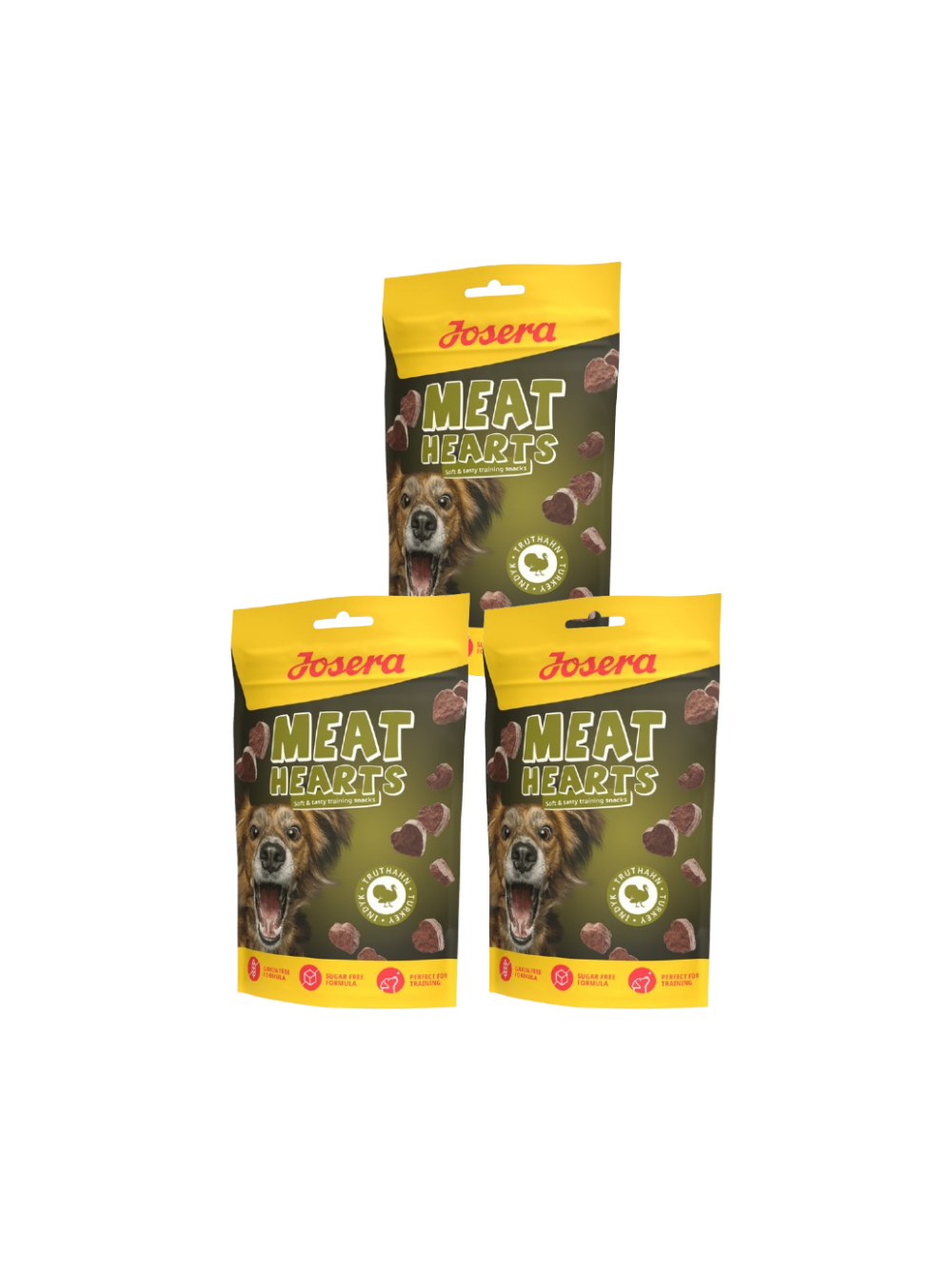Josera Meat Hearts Turkey 3x70g