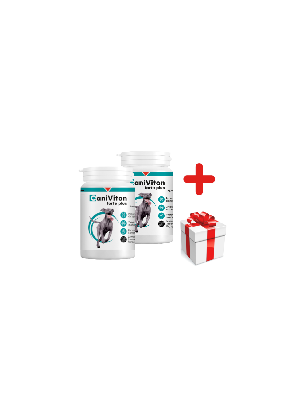VETOQUINOL Caniviton Forte Plus - Karma Uzupełniająca Dla Psów 2x90 tab + NIESPODZIANKA DLA PSA GRATIS