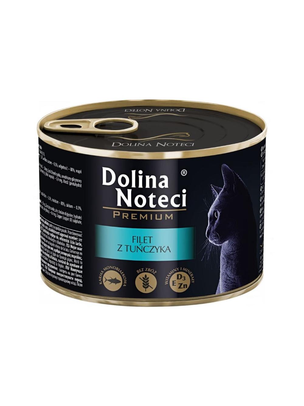 DOLINA NOTECI Premium dla kota filet z tuńczyka  185g