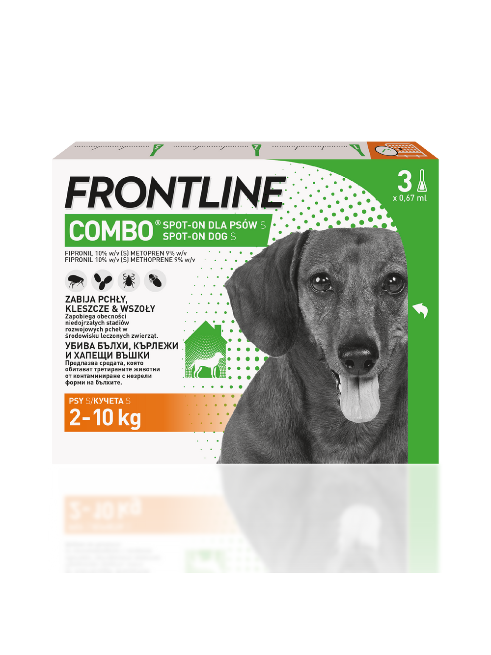 FRONTLINE Combo Spot -On Pies S 2-10kg (pipeta 3x 0,67ml)