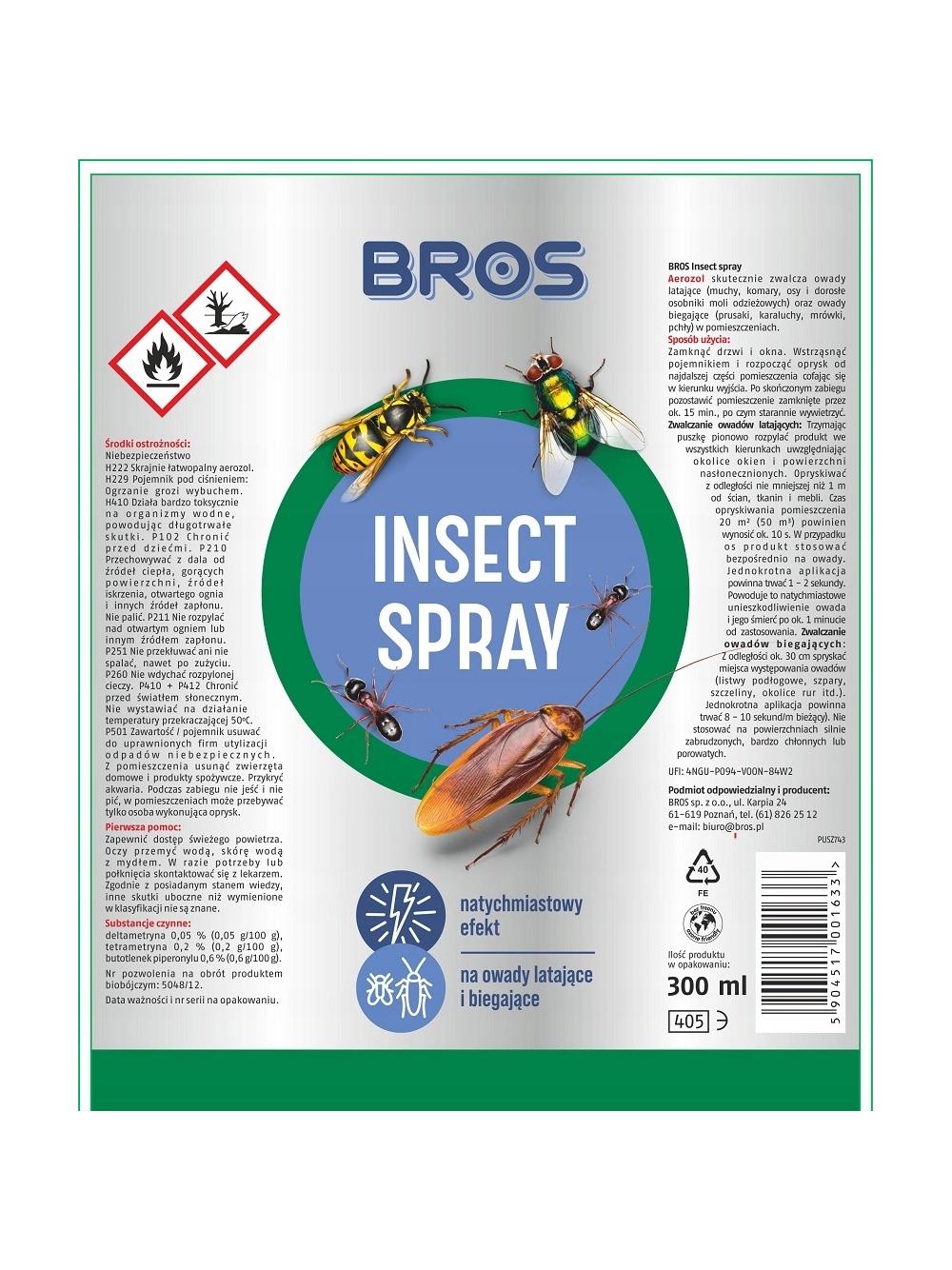 BROS -  BROS INSECT SPRAY 300ML