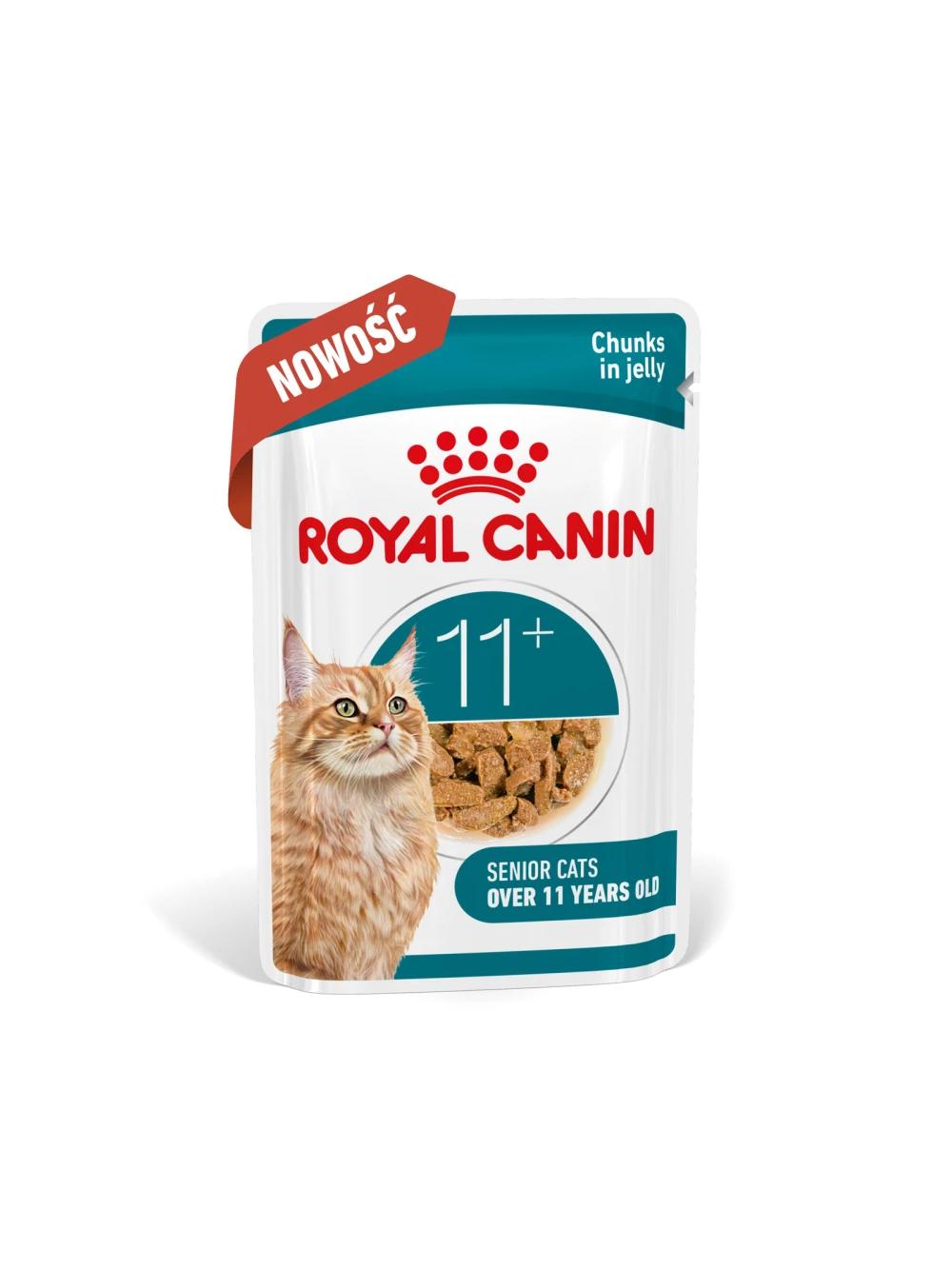 ROYAL CANIN mokra karma dla kotów, Senior Ageing 11+, galaretka 12x85 g