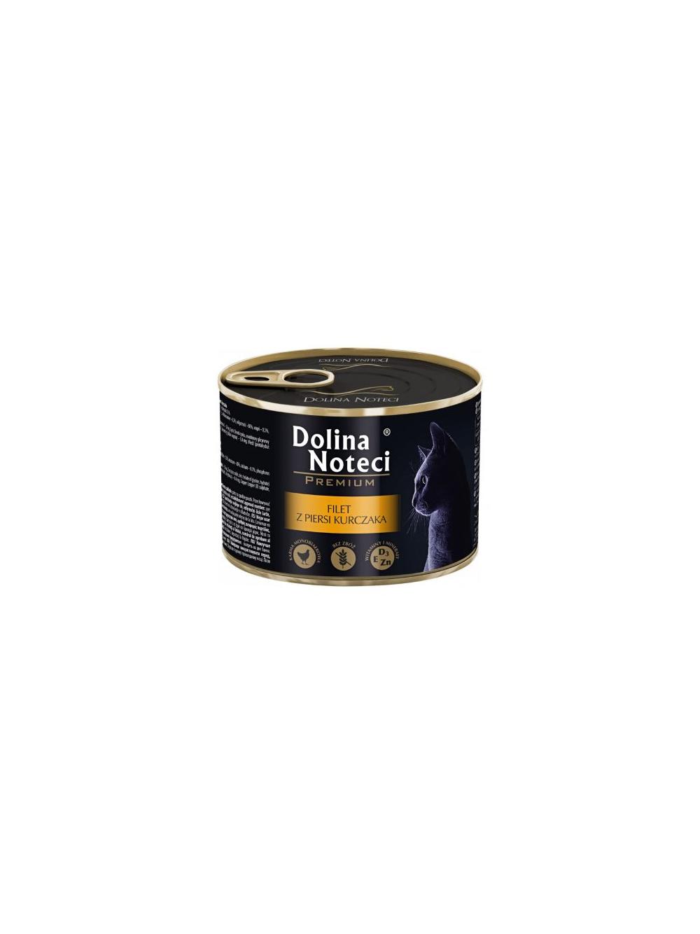 DOLINA NOTECI Premium dla kota filet z piersi kurczaka 185g